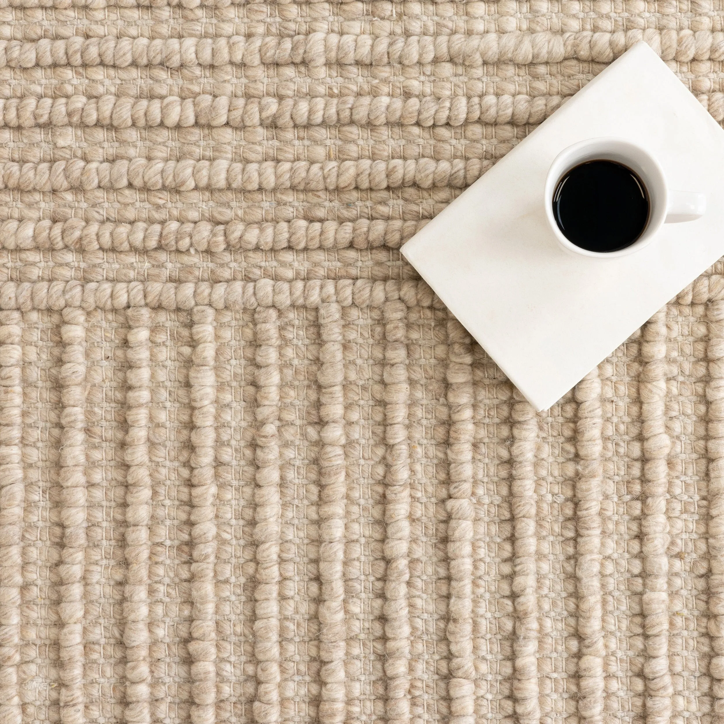 Nuloom Dorene Contemporary High-Low Striped Wool Area Rug