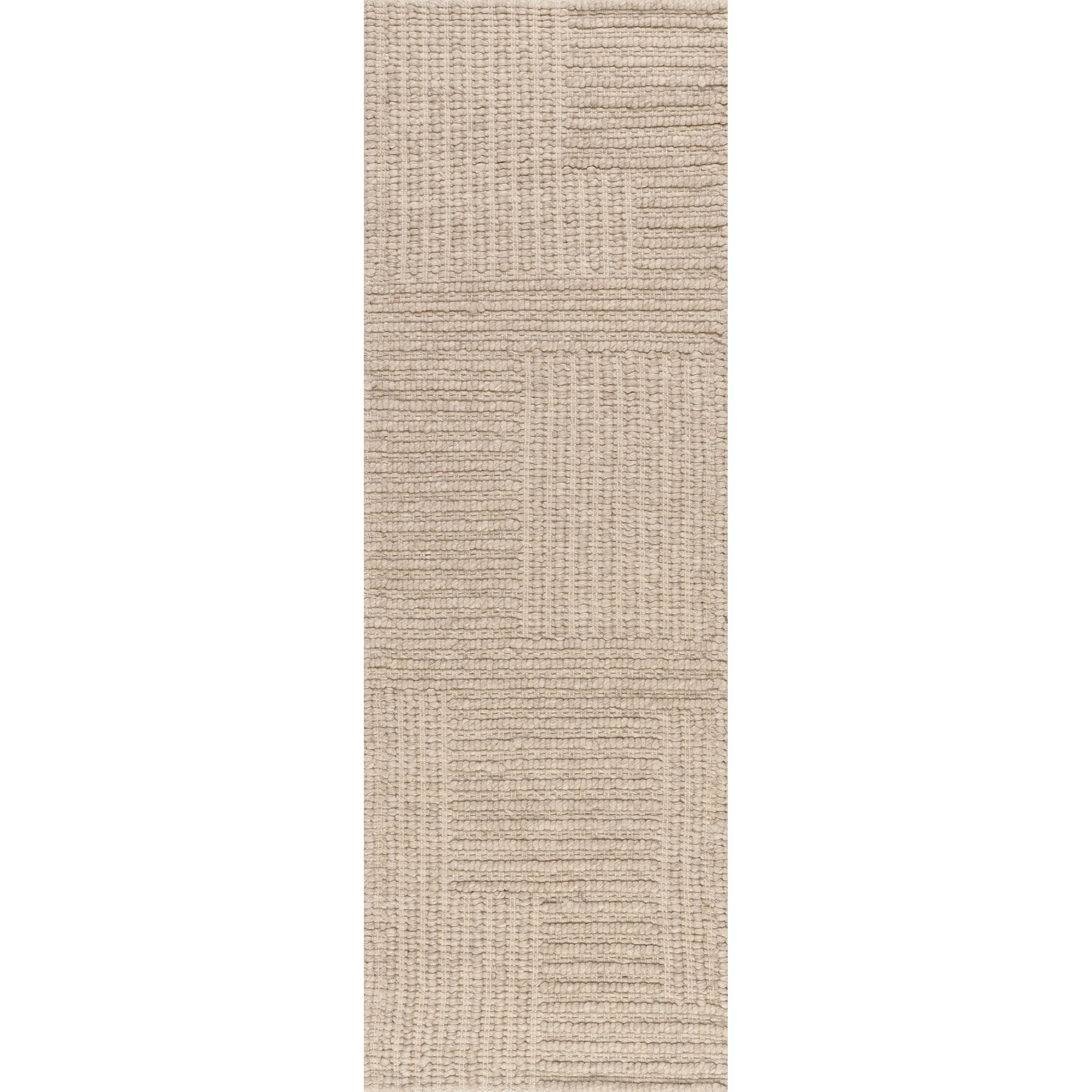 Nuloom Dorene Contemporary High-Low Striped Wool Area Rug