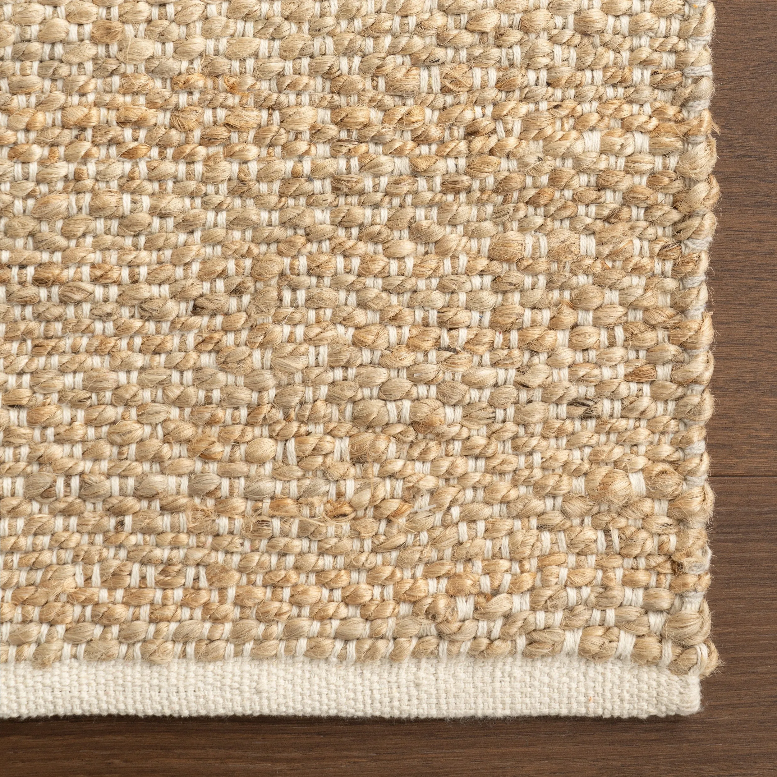 Nuloom Eladia Solid Jute Area Rug