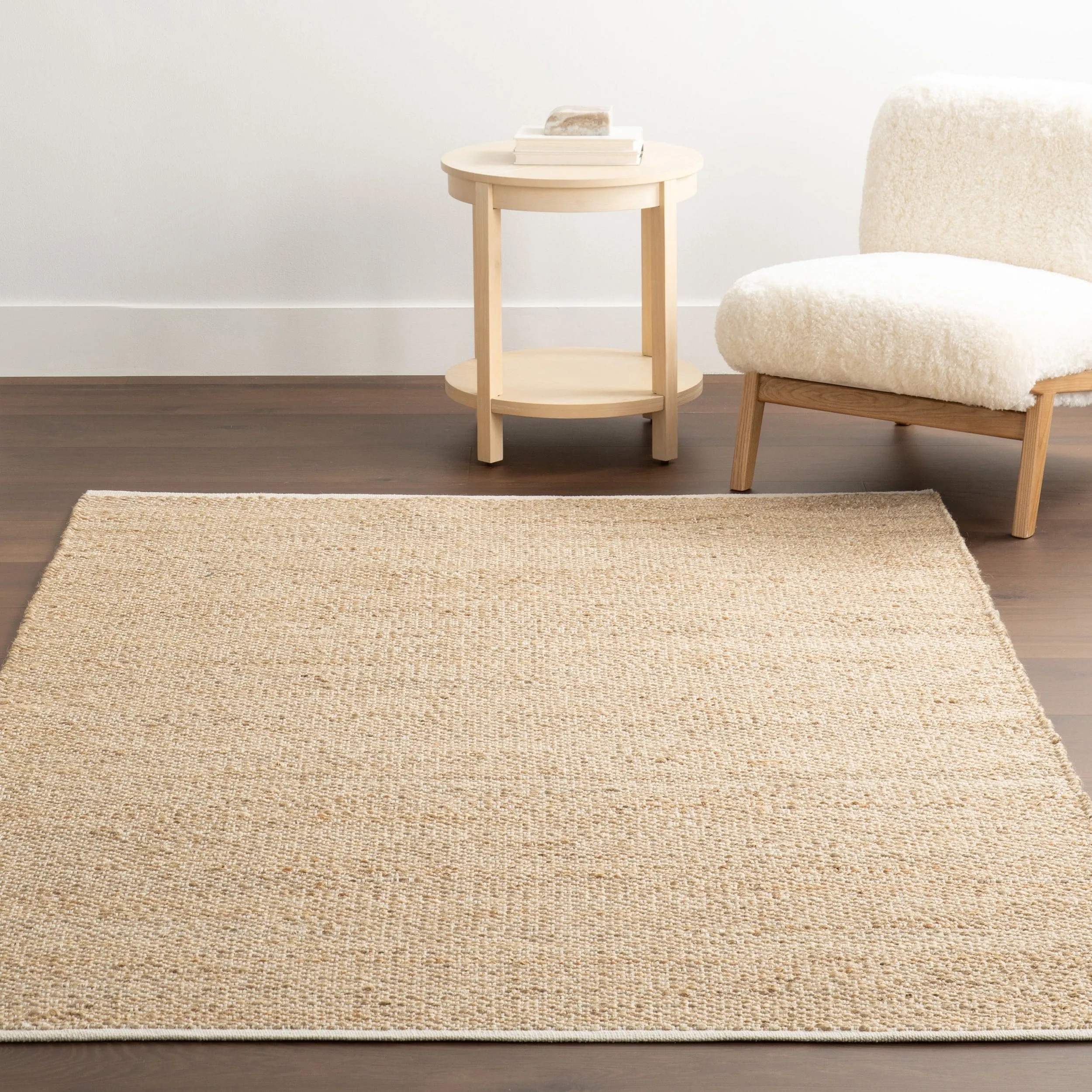 Nuloom Eladia Solid Jute Area Rug