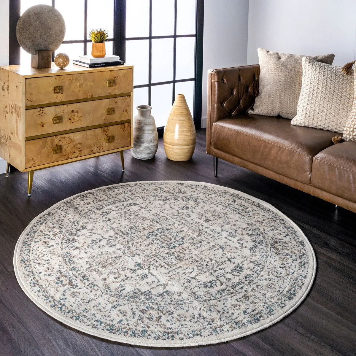 Nuloom Eldon Vintage Medallion Area Rug