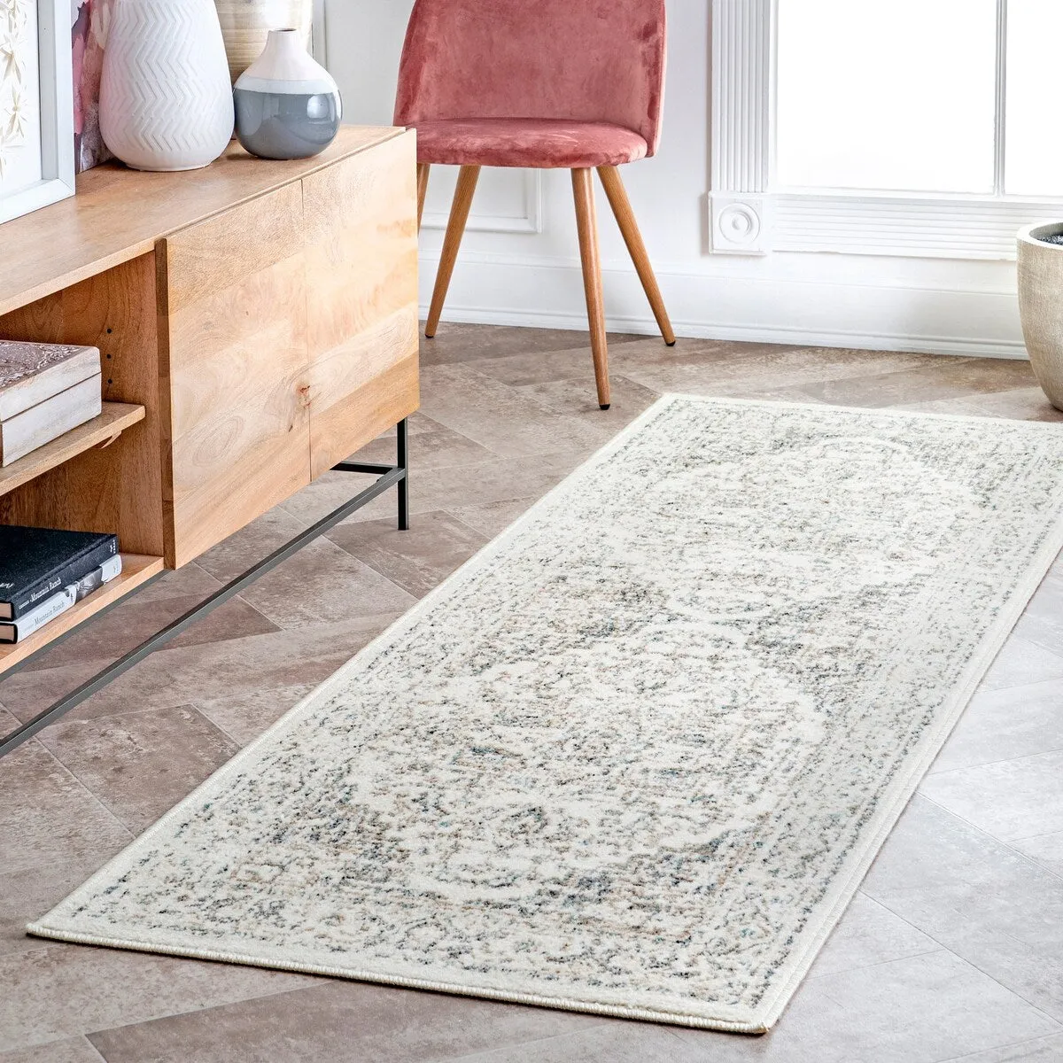 Nuloom Eldon Vintage Medallion Area Rug