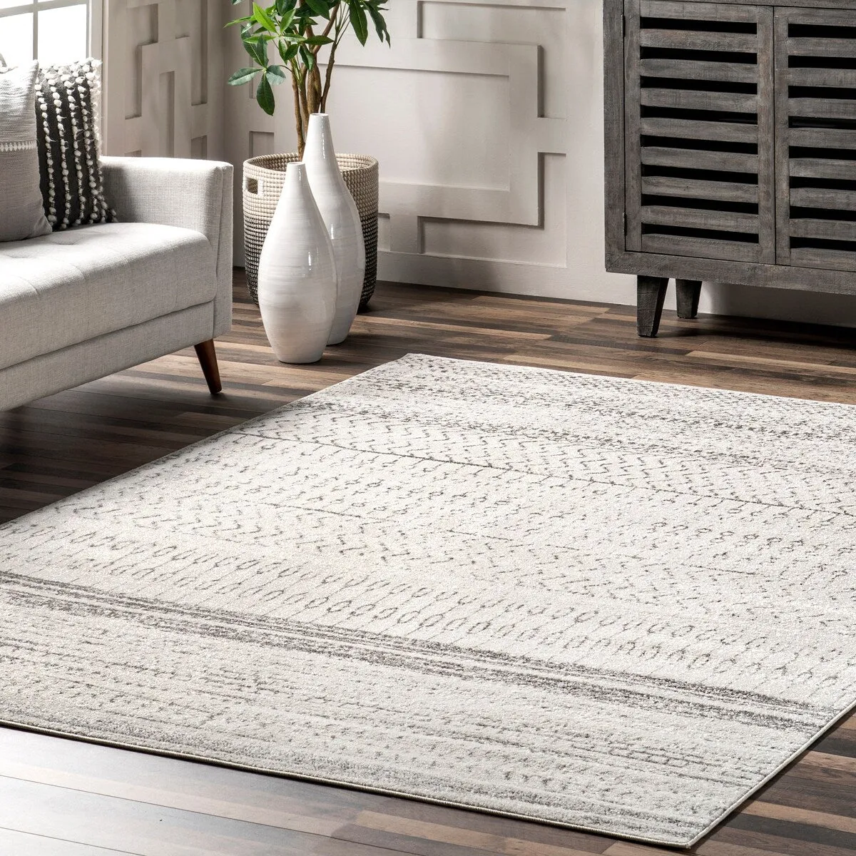 Nuloom Eliana Contemporary Striped Area Rug
