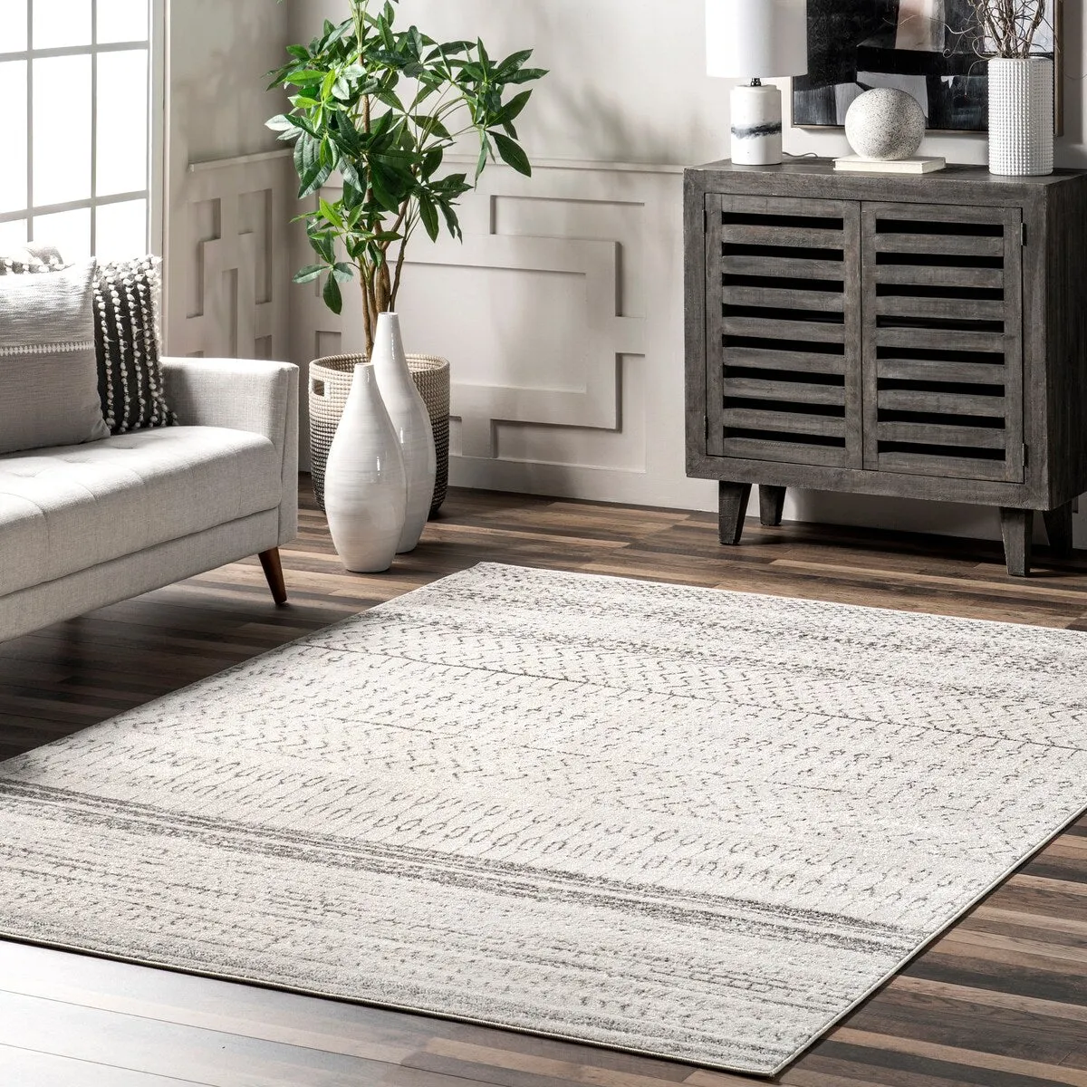 Nuloom Eliana Contemporary Striped Area Rug