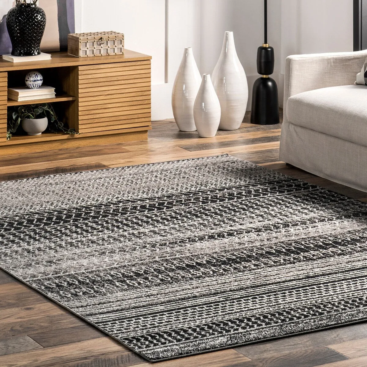 Nuloom Eliana Contemporary Striped Area Rug