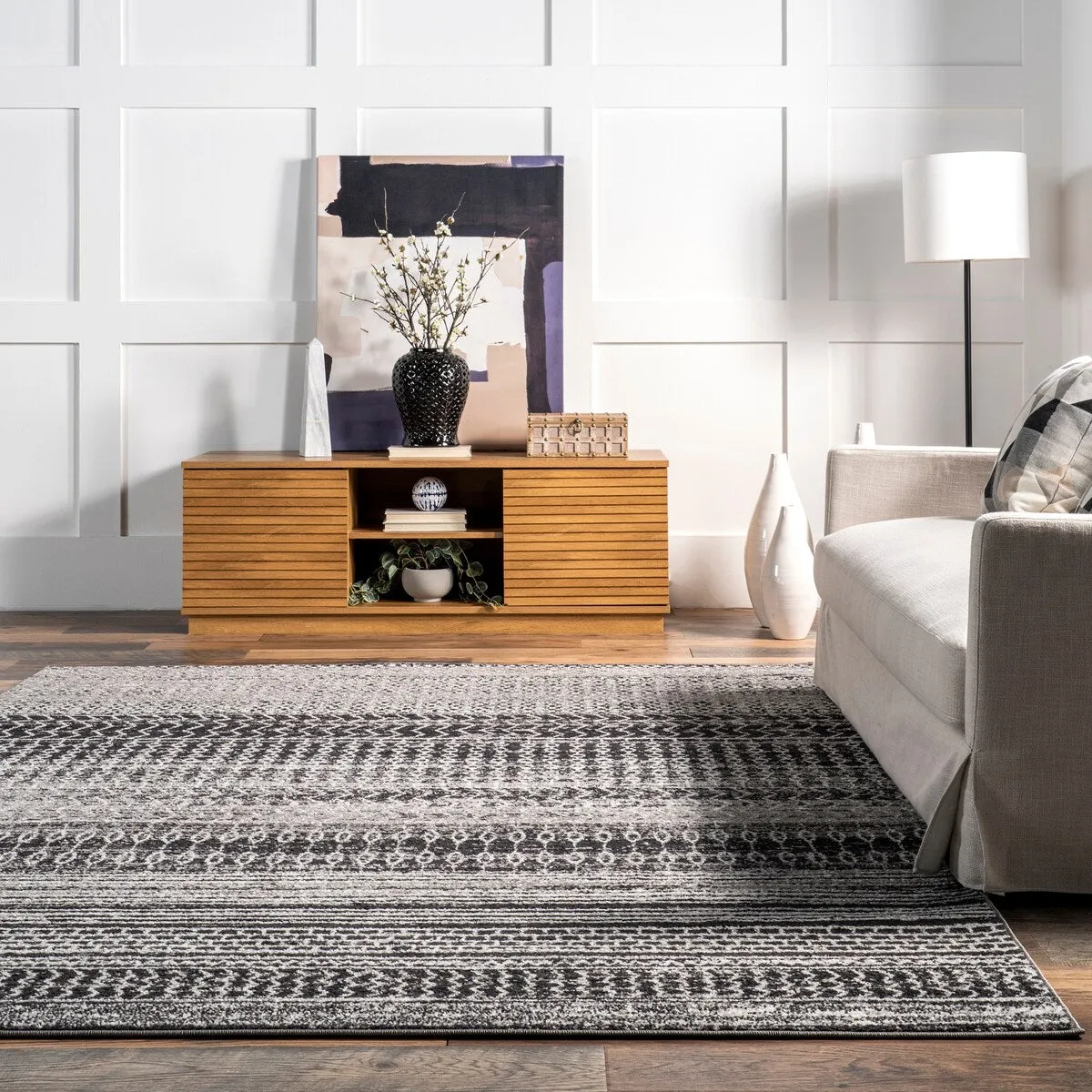Nuloom Eliana Contemporary Striped Area Rug