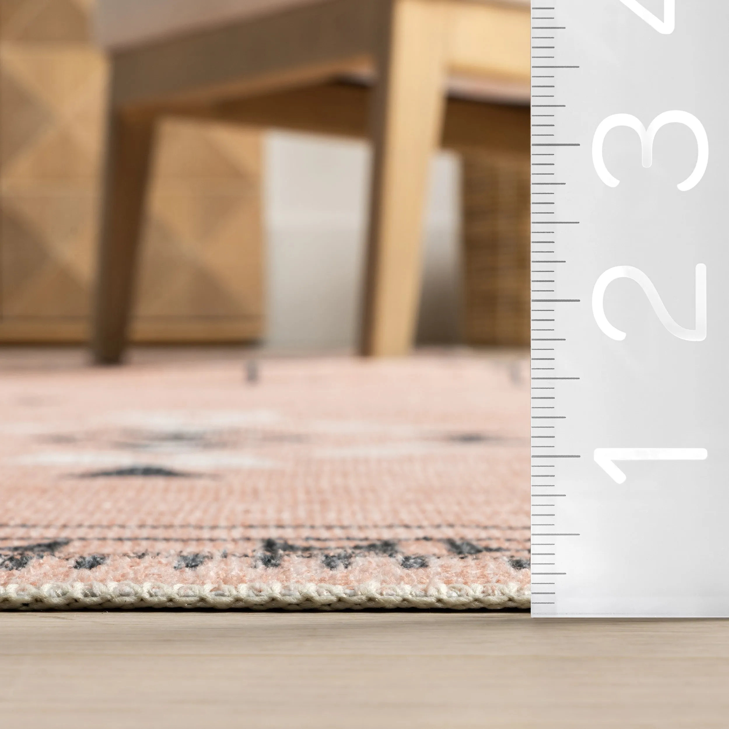 Nuloom Evalyn SpinClean Southwestern Machine Washable Area Rug