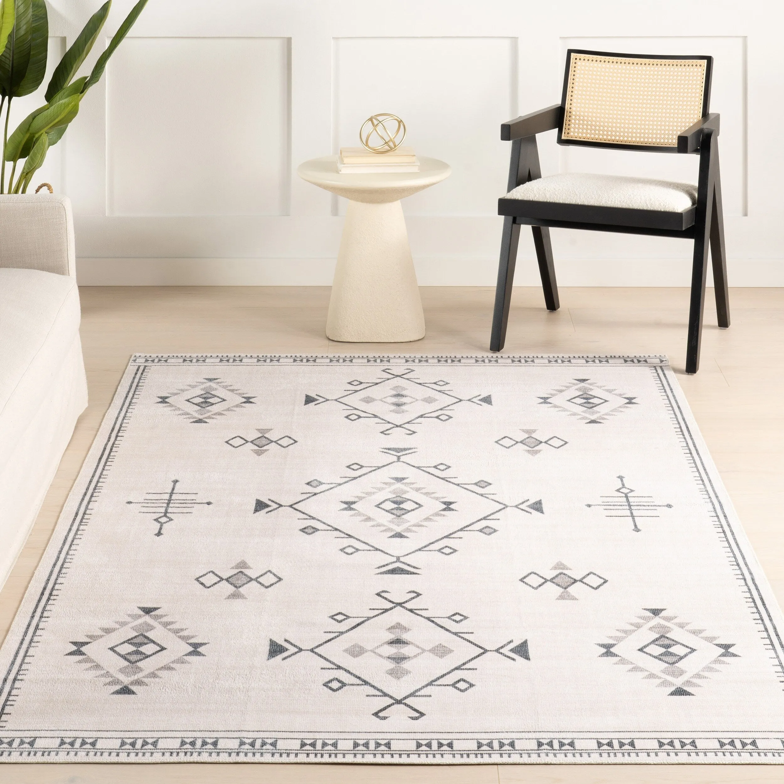 Nuloom Evalyn SpinClean Southwestern Machine Washable Area Rug