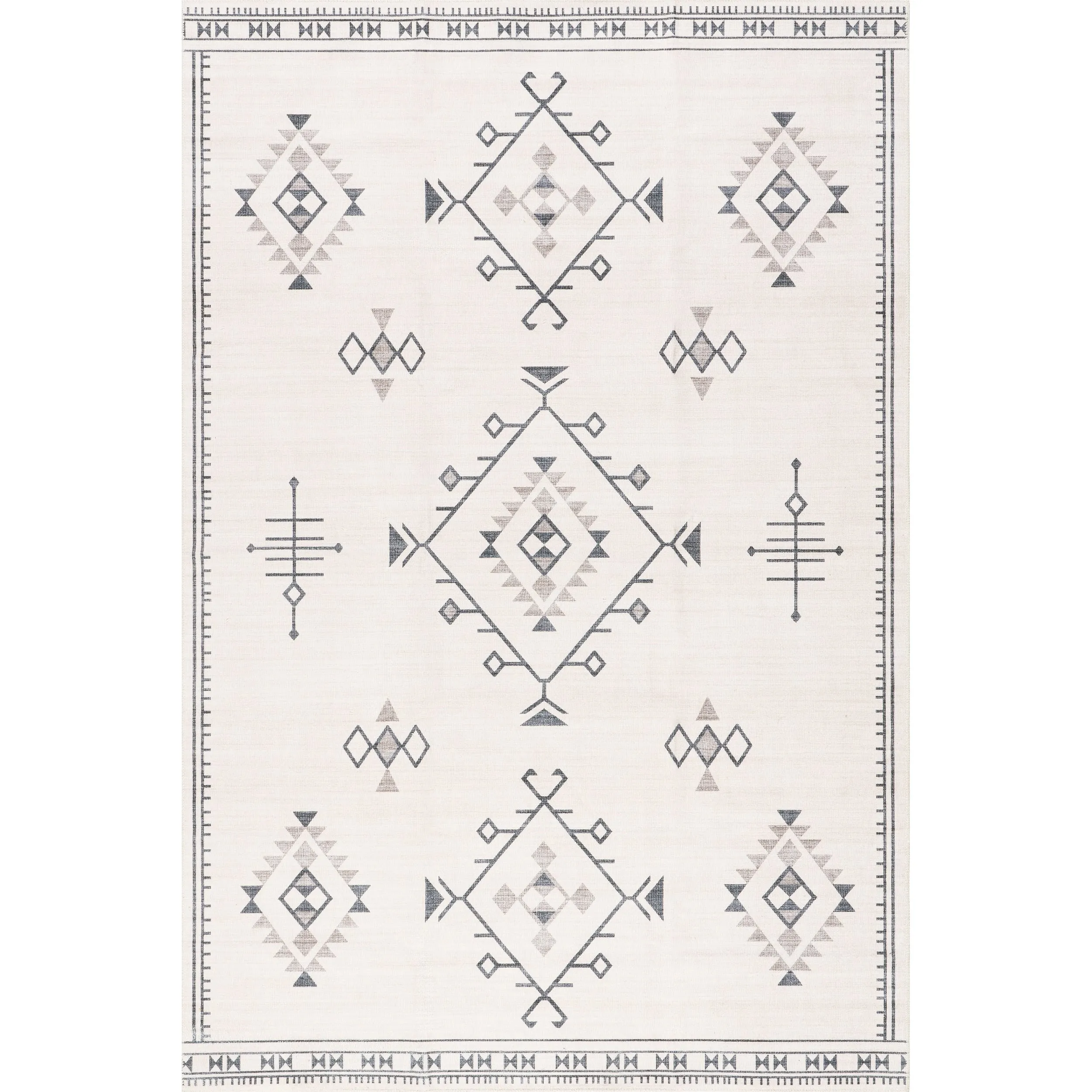 Nuloom Evalyn SpinClean Southwestern Machine Washable Area Rug