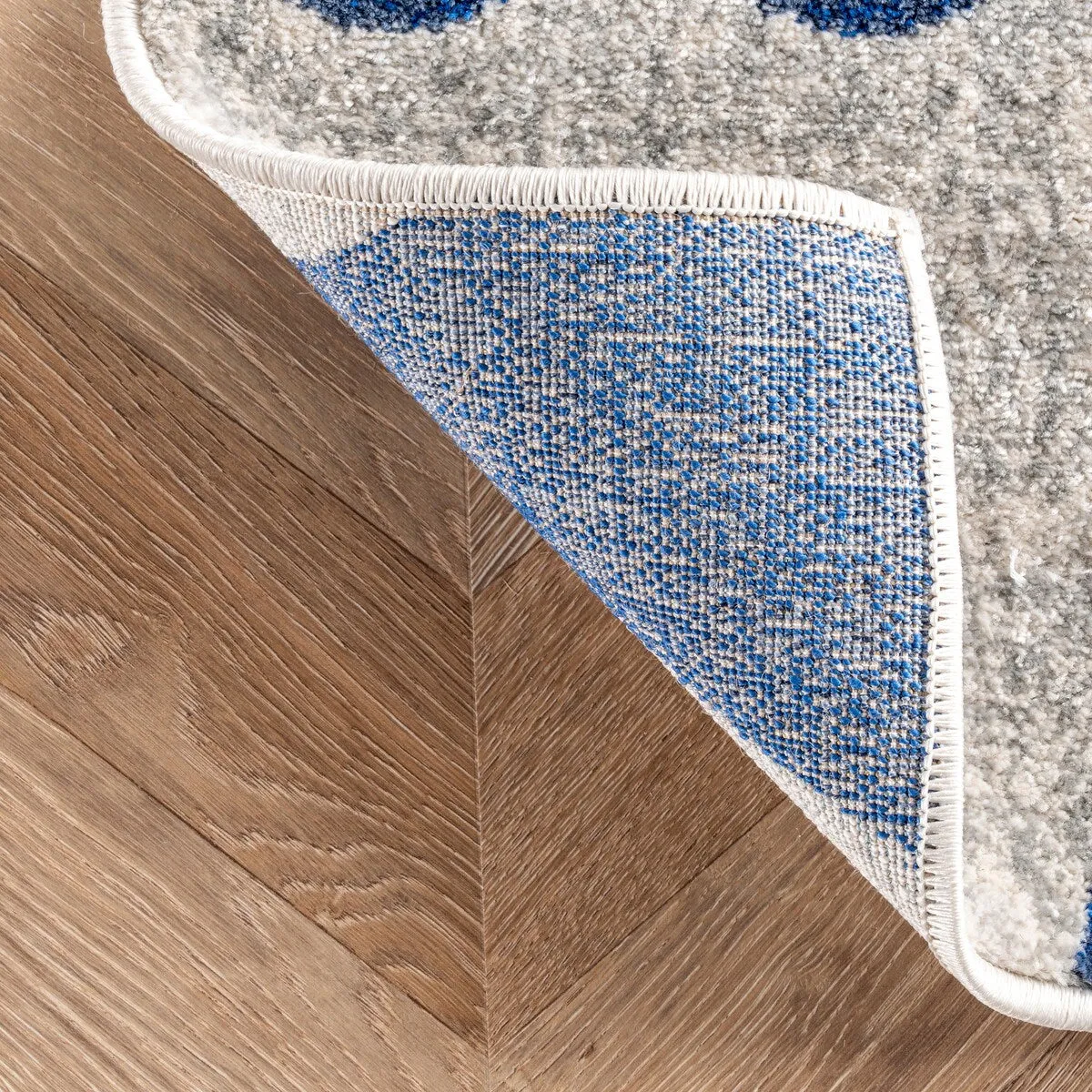 Nuloom Geometric Modern Stripes Faded Area Rug