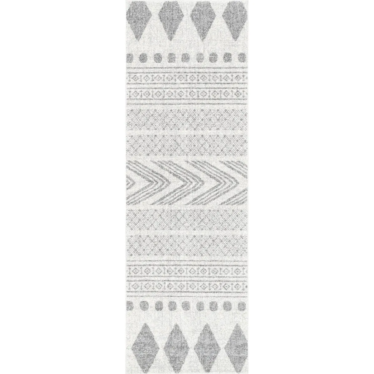 Nuloom Geometric Modern Stripes Faded Area Rug