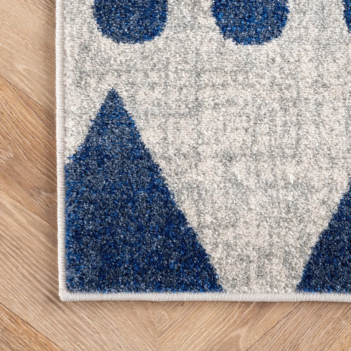 Nuloom Geometric Modern Stripes Faded Area Rug