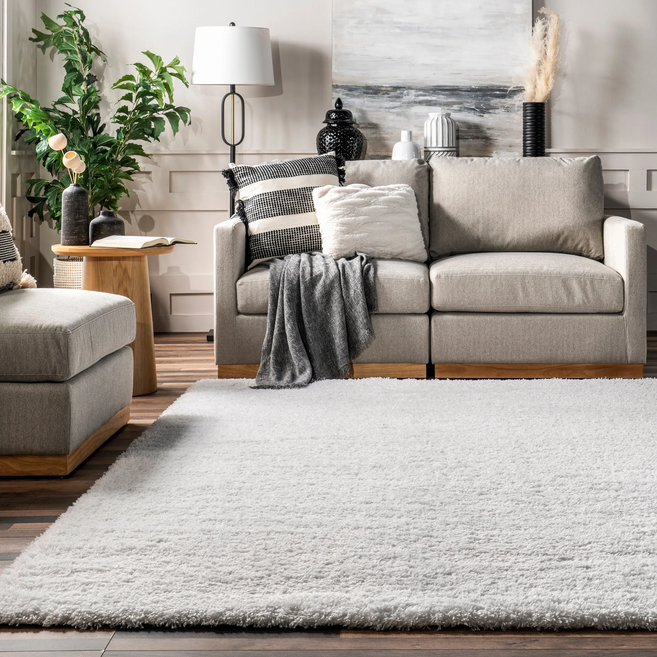 Nuloom Gynel Contemporary Shag Area Rug