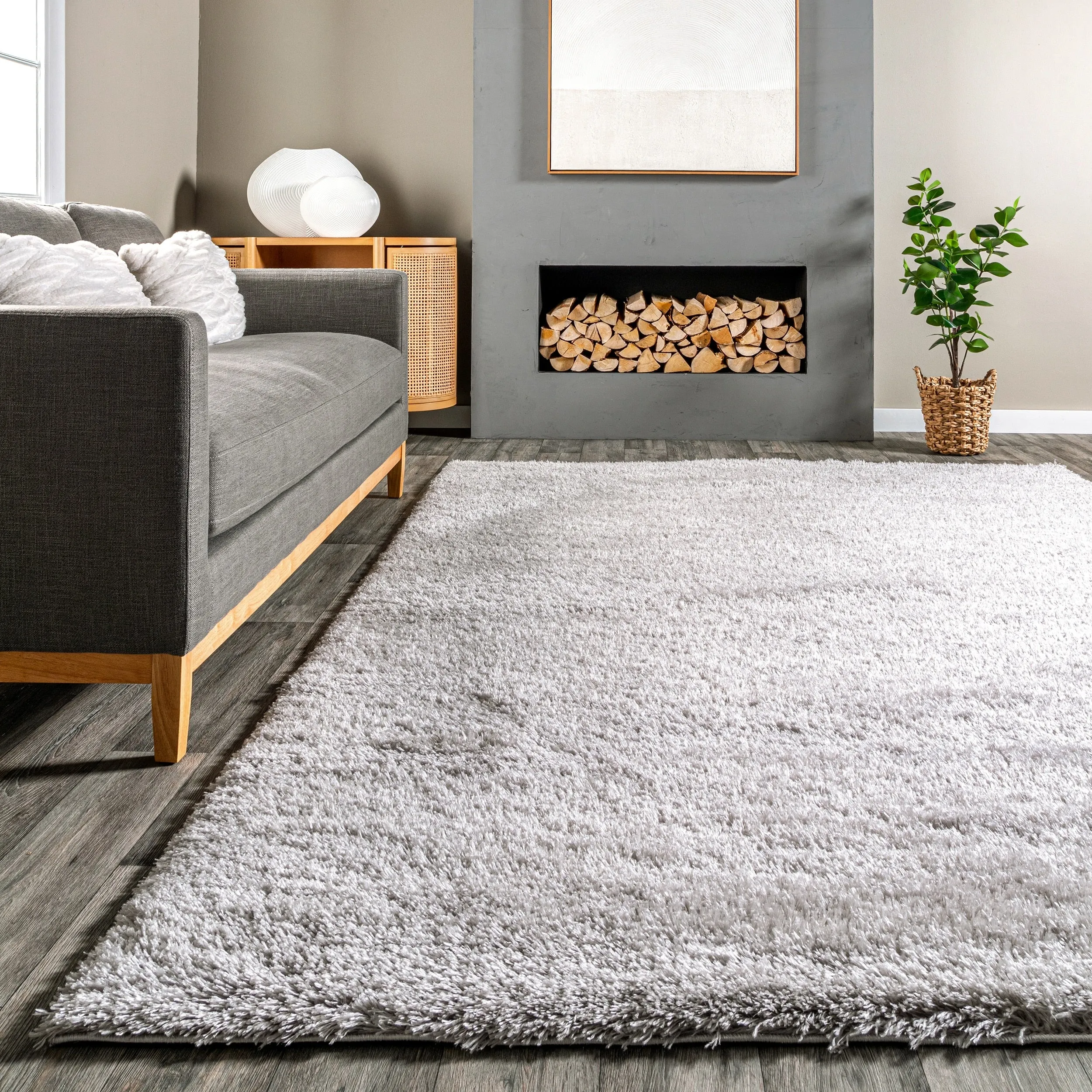 Nuloom Gynel Contemporary Shag Area Rug