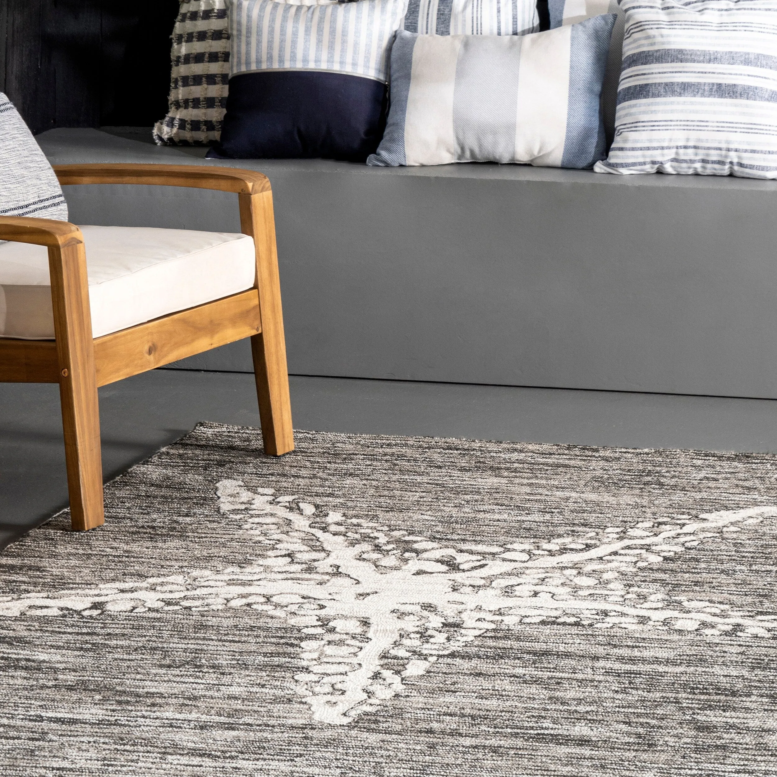 Nuloom Handmade Indoor/ Outdoor Contemporary Coastal Starfish Area Rug