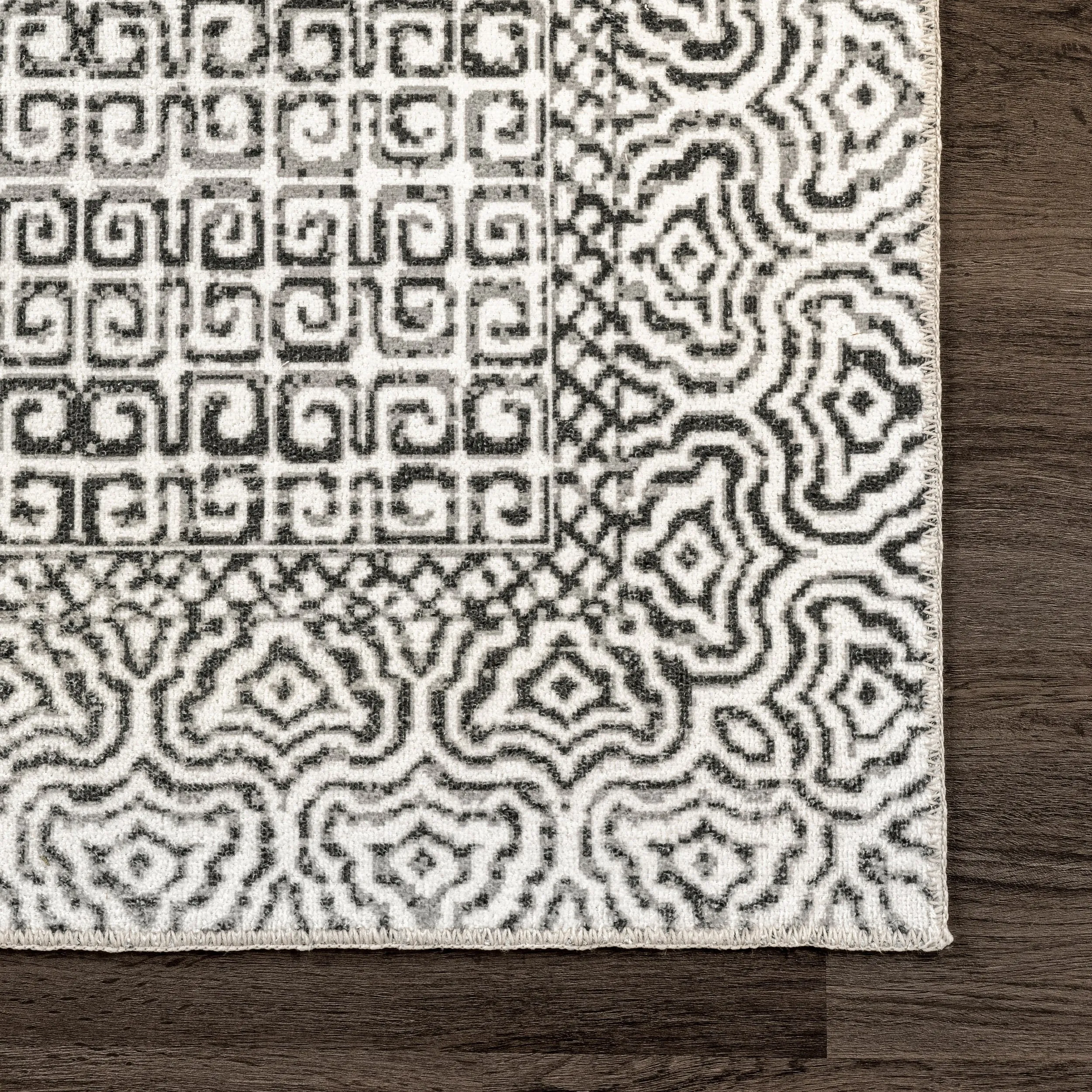 Nuloom Hart SpinClean Abstract Tribal Machine Washable Area Rug