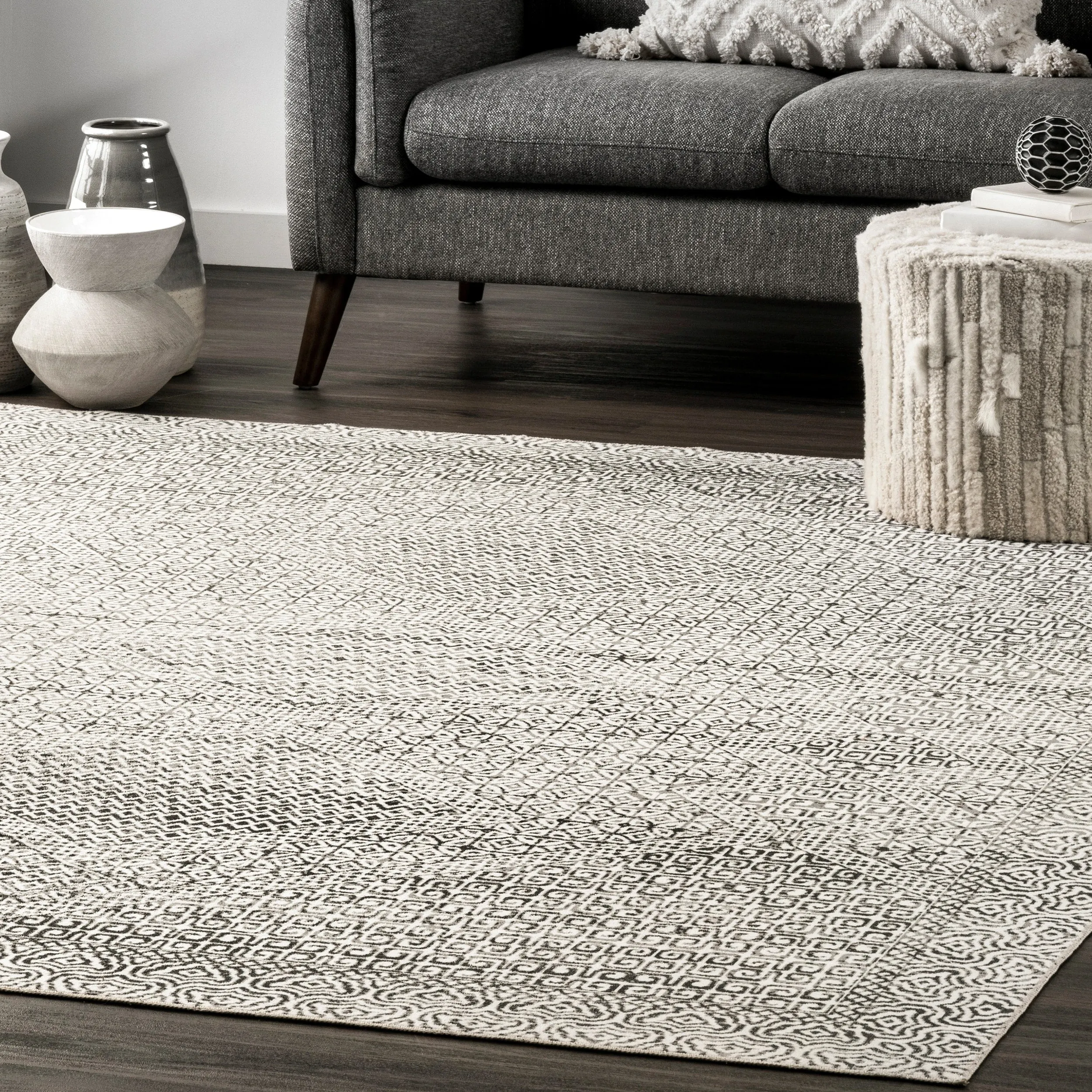 Nuloom Hart SpinClean Abstract Tribal Machine Washable Area Rug