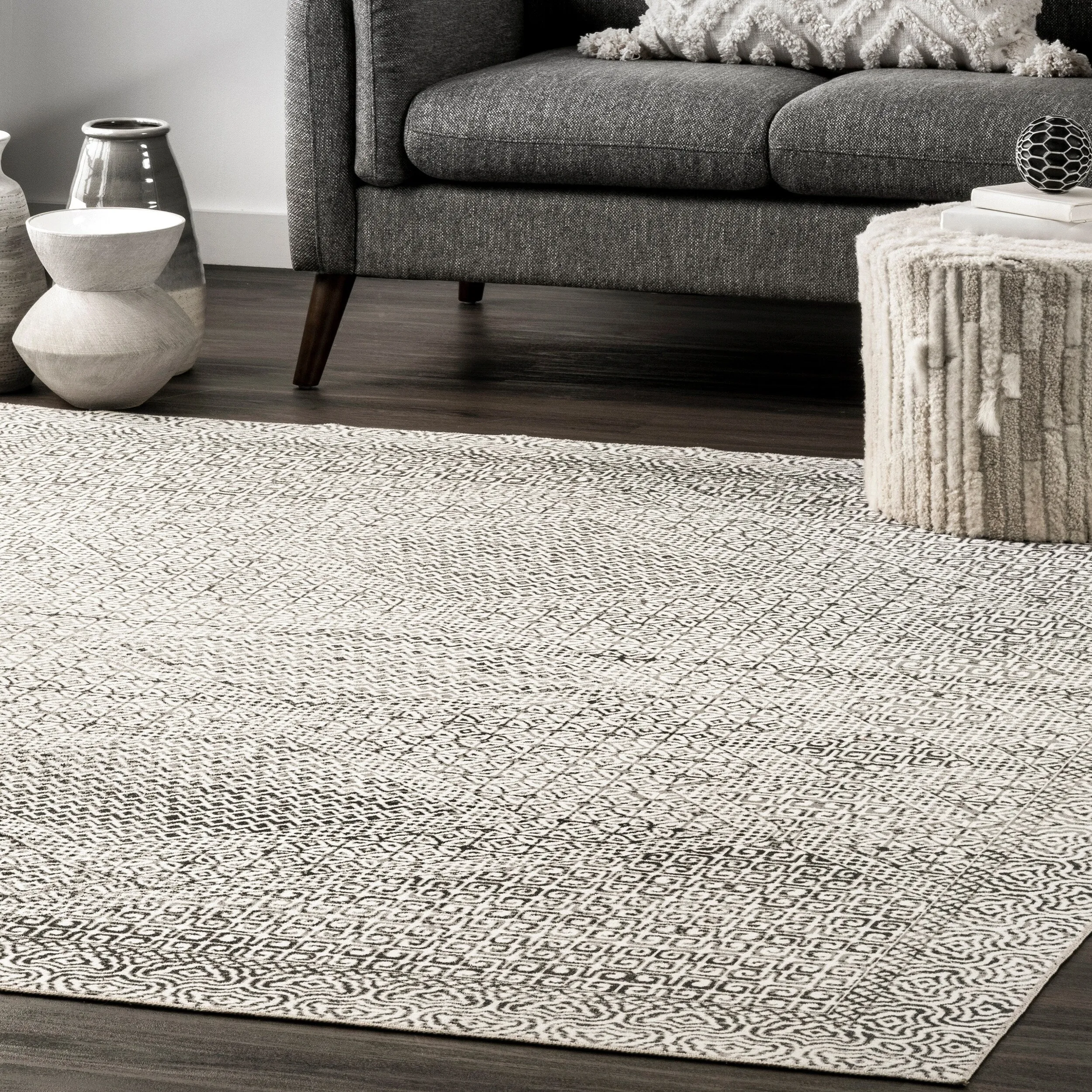 Nuloom Hart SpinClean Abstract Tribal Machine Washable Area Rug