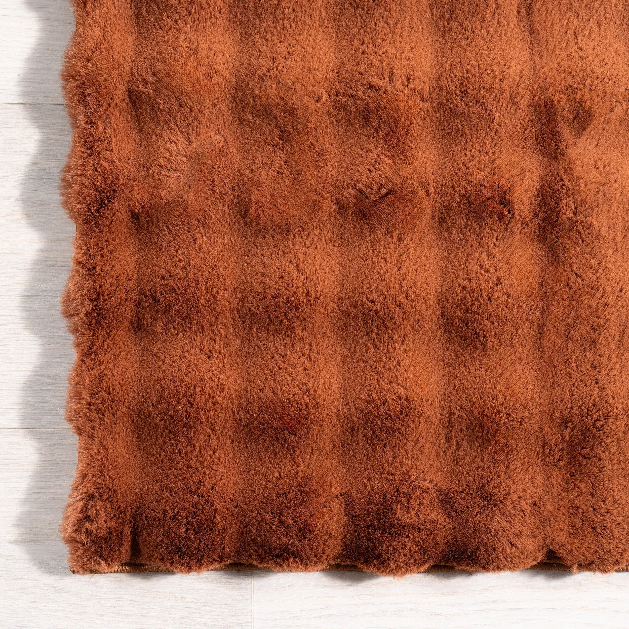 Nuloom Jeni Solid Plush Machine Washable Area Rug