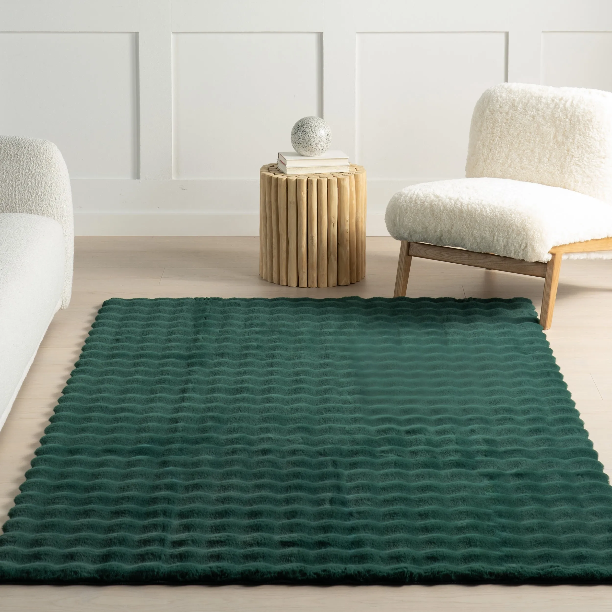 Nuloom Jeni Solid Plush Machine Washable Area Rug