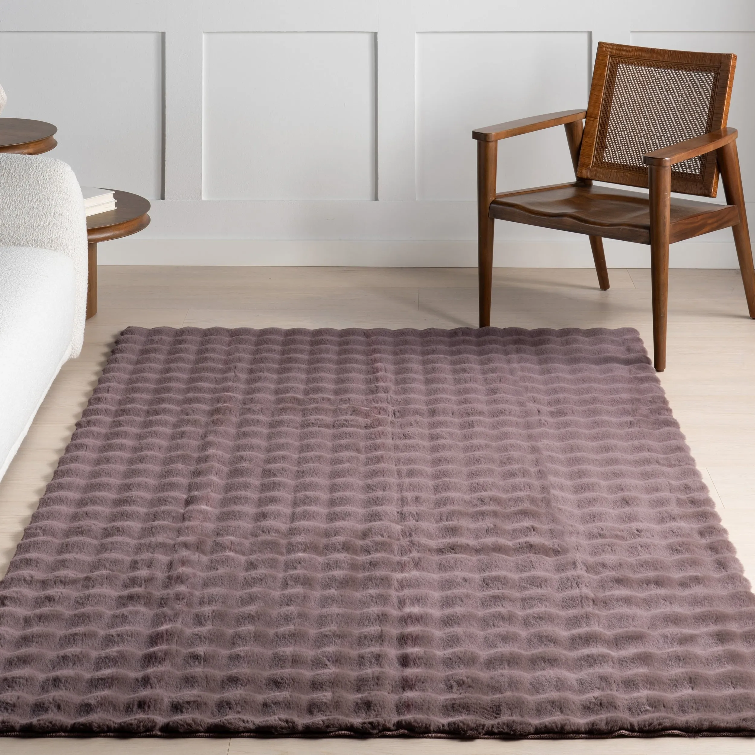 Nuloom Jeni Solid Plush Machine Washable Area Rug