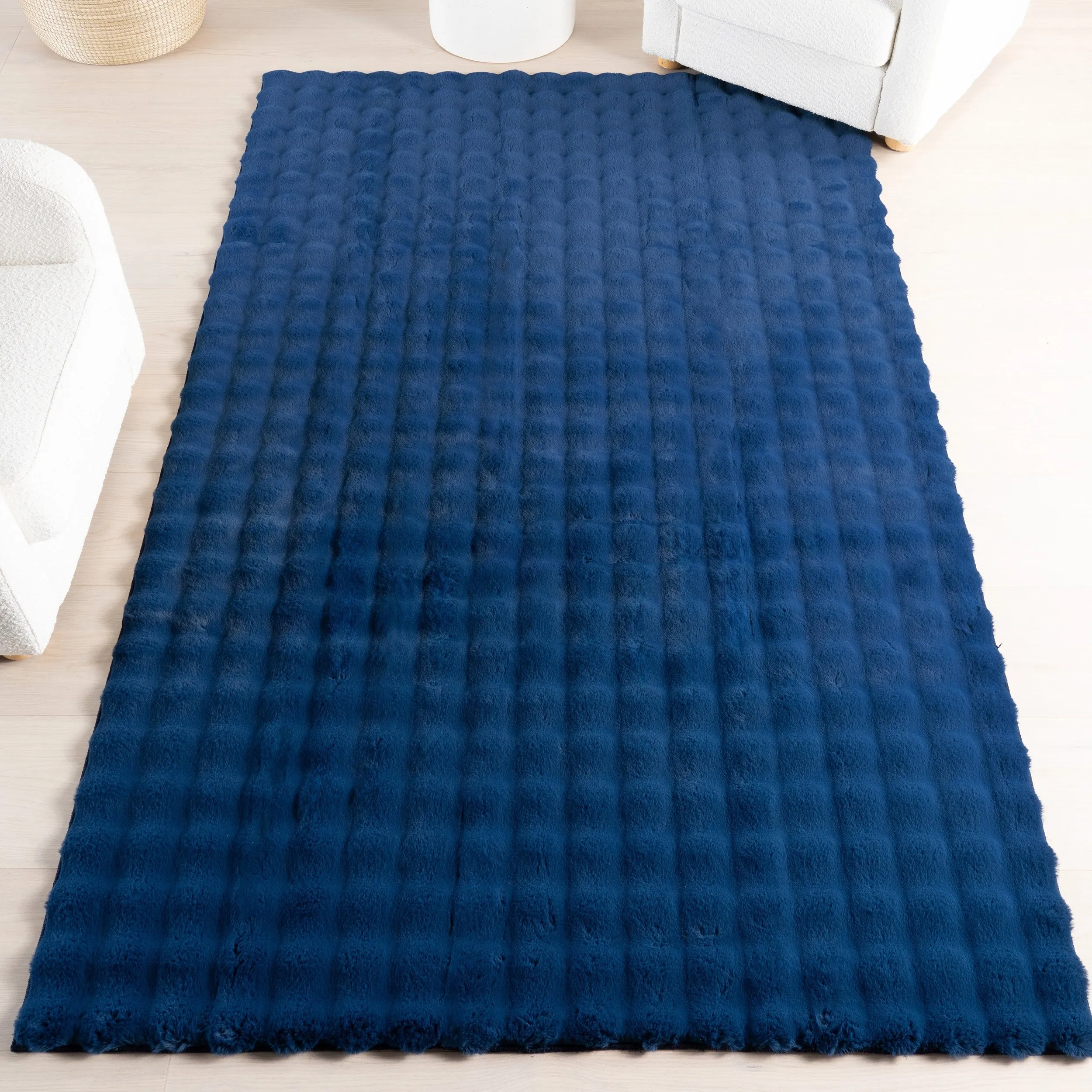 Nuloom Jeni Solid Plush Machine Washable Area Rug