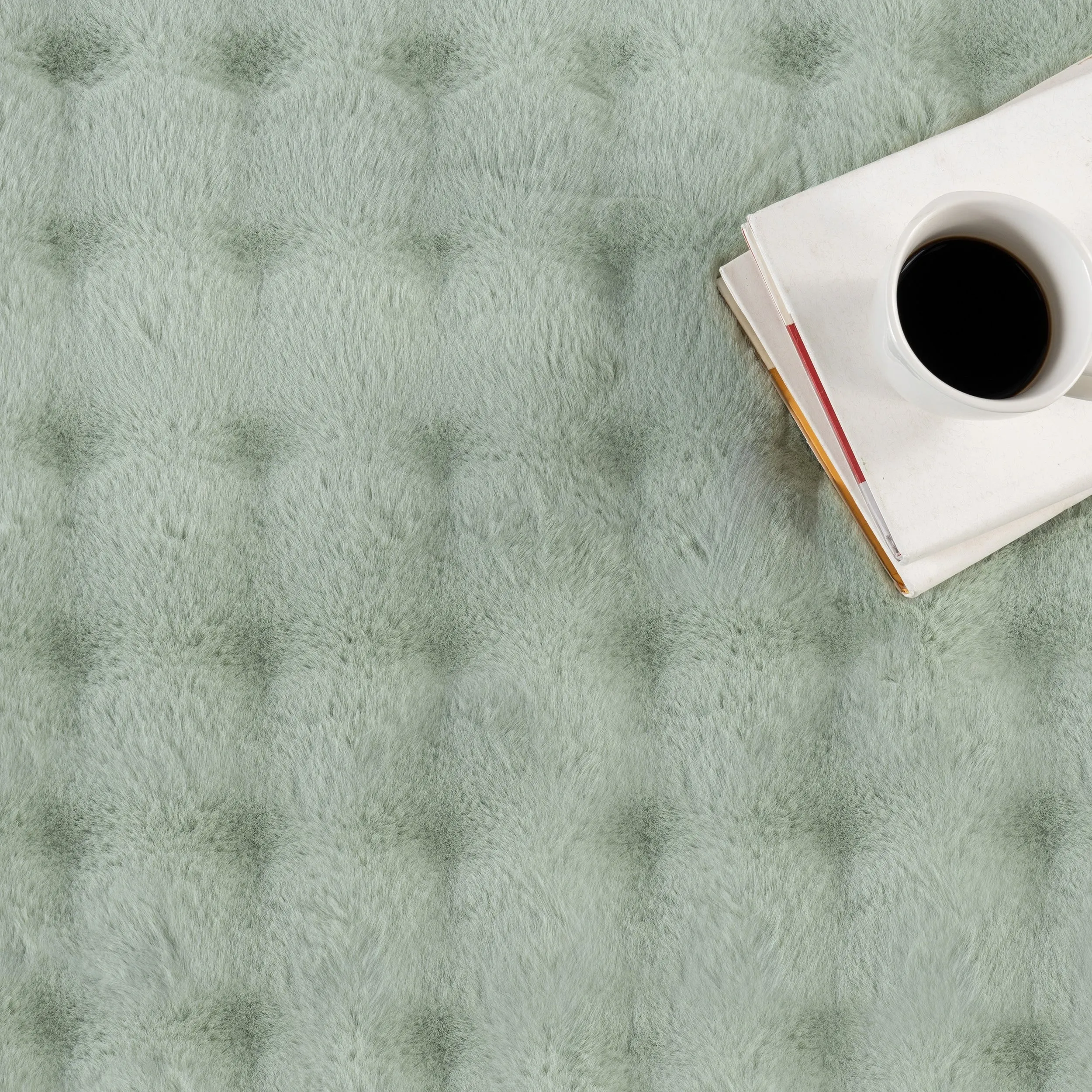 Nuloom Jeni Solid Plush Machine Washable Area Rug