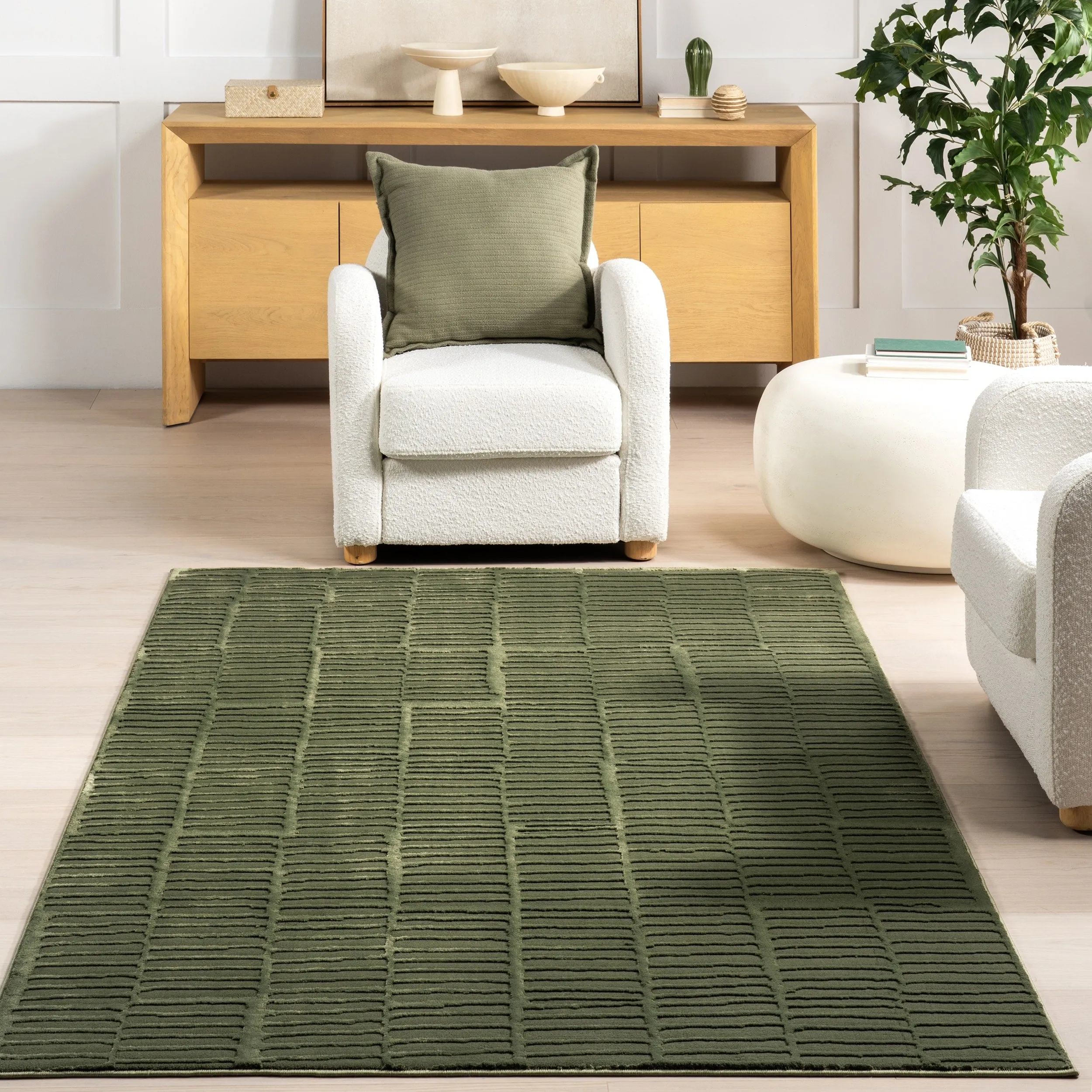 Nuloom Kailani Geometric Machine Washable Area Rug