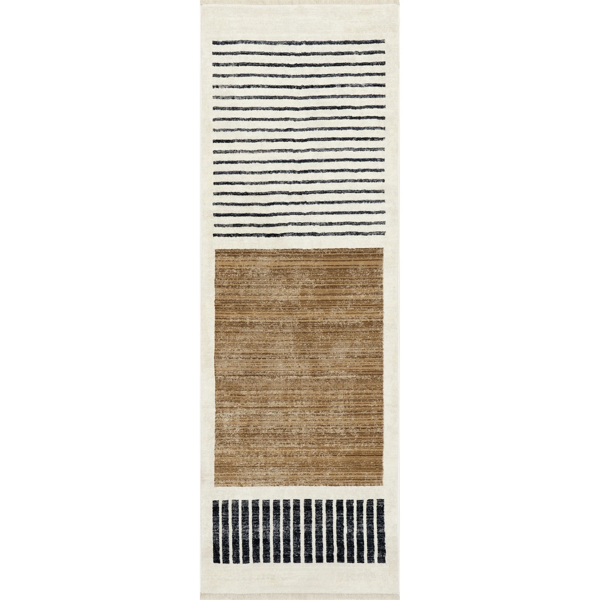 Nuloom Keeva Modern Striped Fringe Area Rug