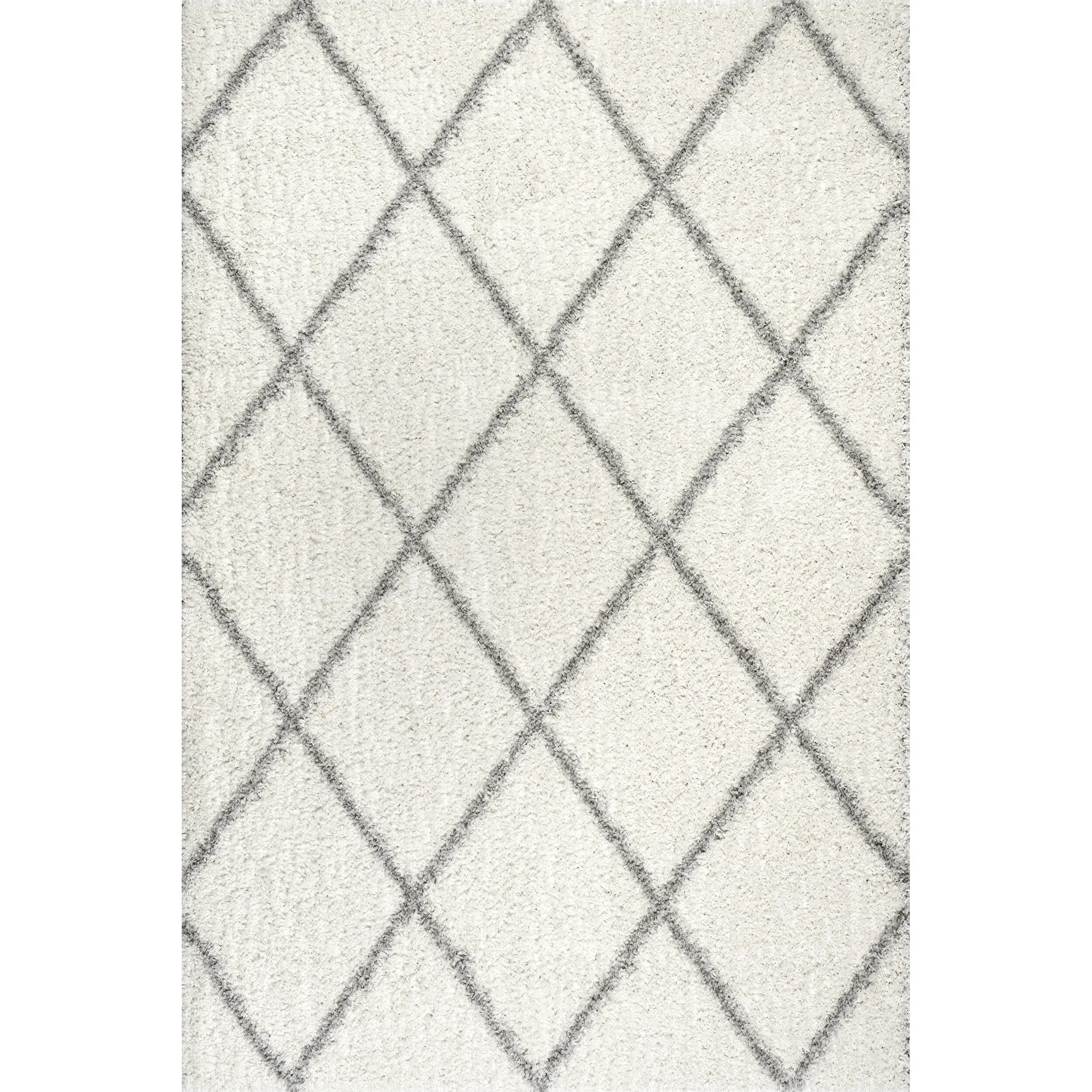 Nuloom Kesha Contemporary Trellis Shag Area Rug