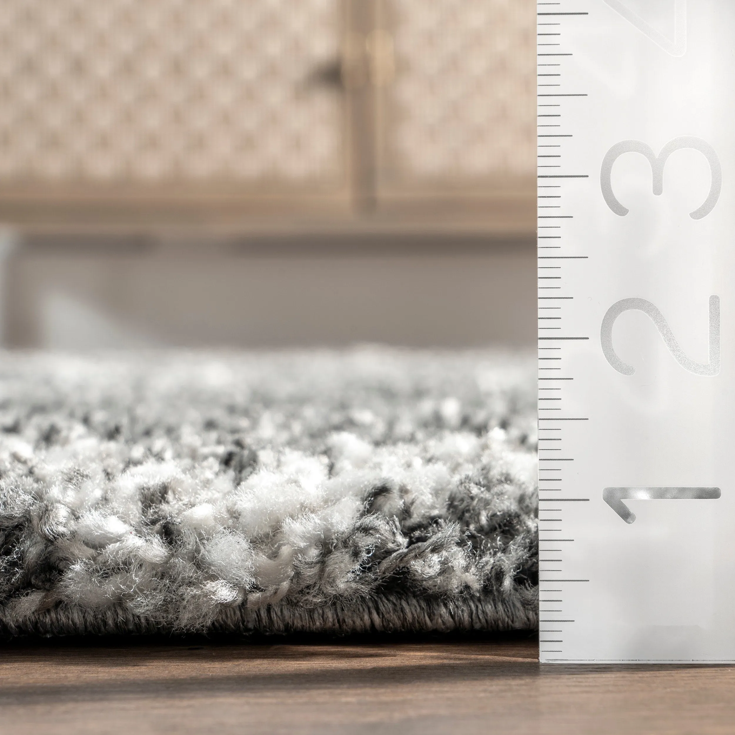 Nuloom Kesha Contemporary Trellis Shag Area Rug