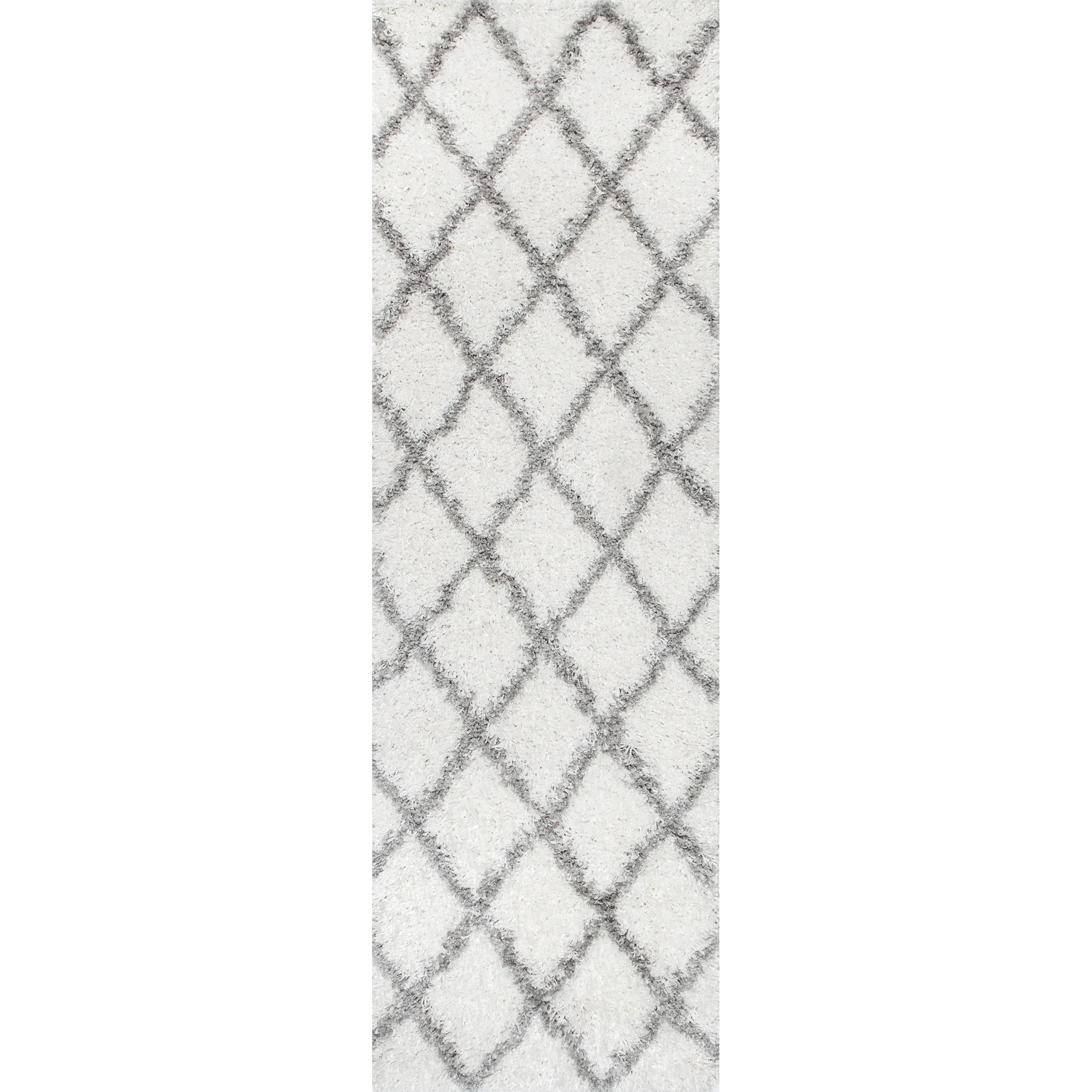 Nuloom Kesha Contemporary Trellis Shag Area Rug