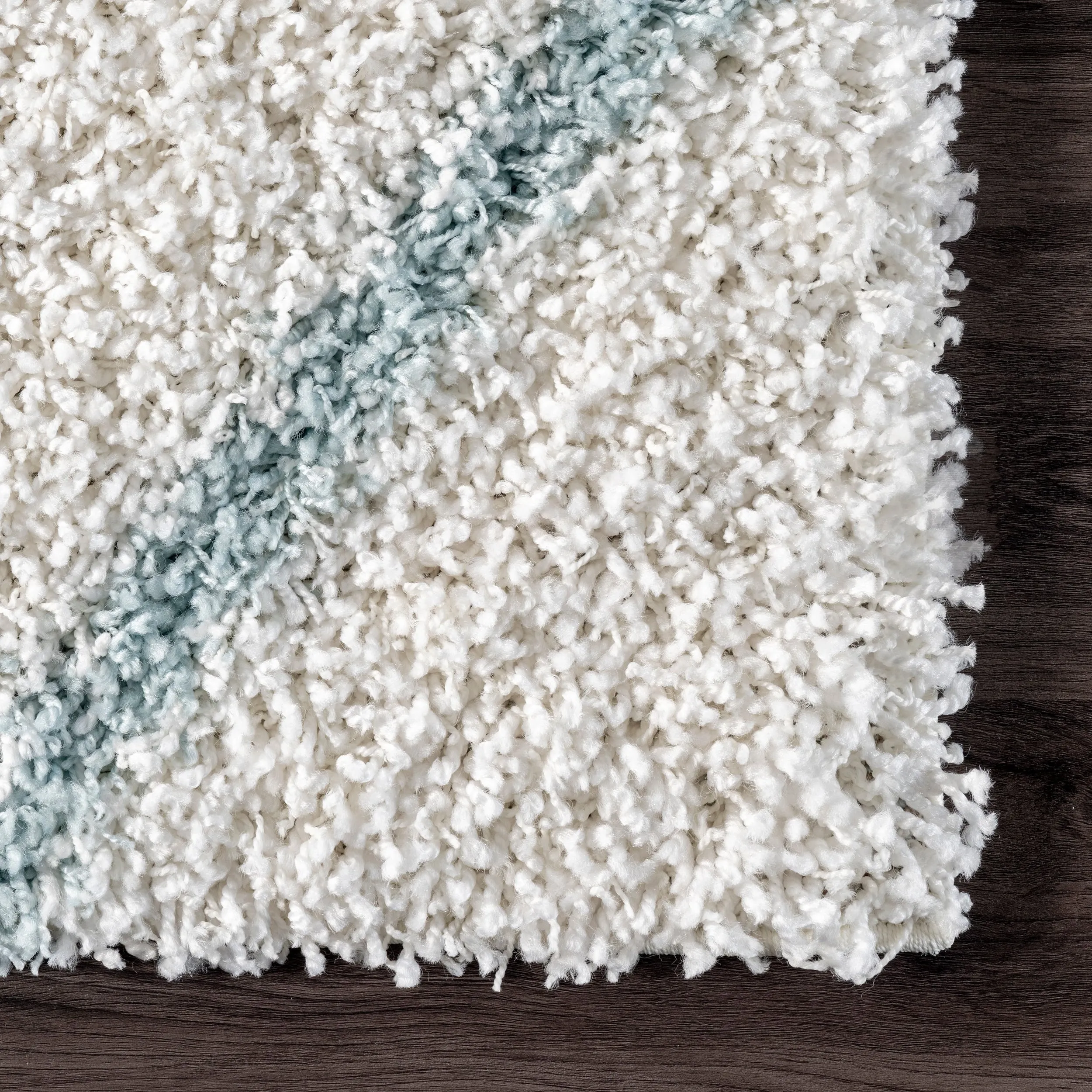 Nuloom Kesha Contemporary Trellis Shag Area Rug