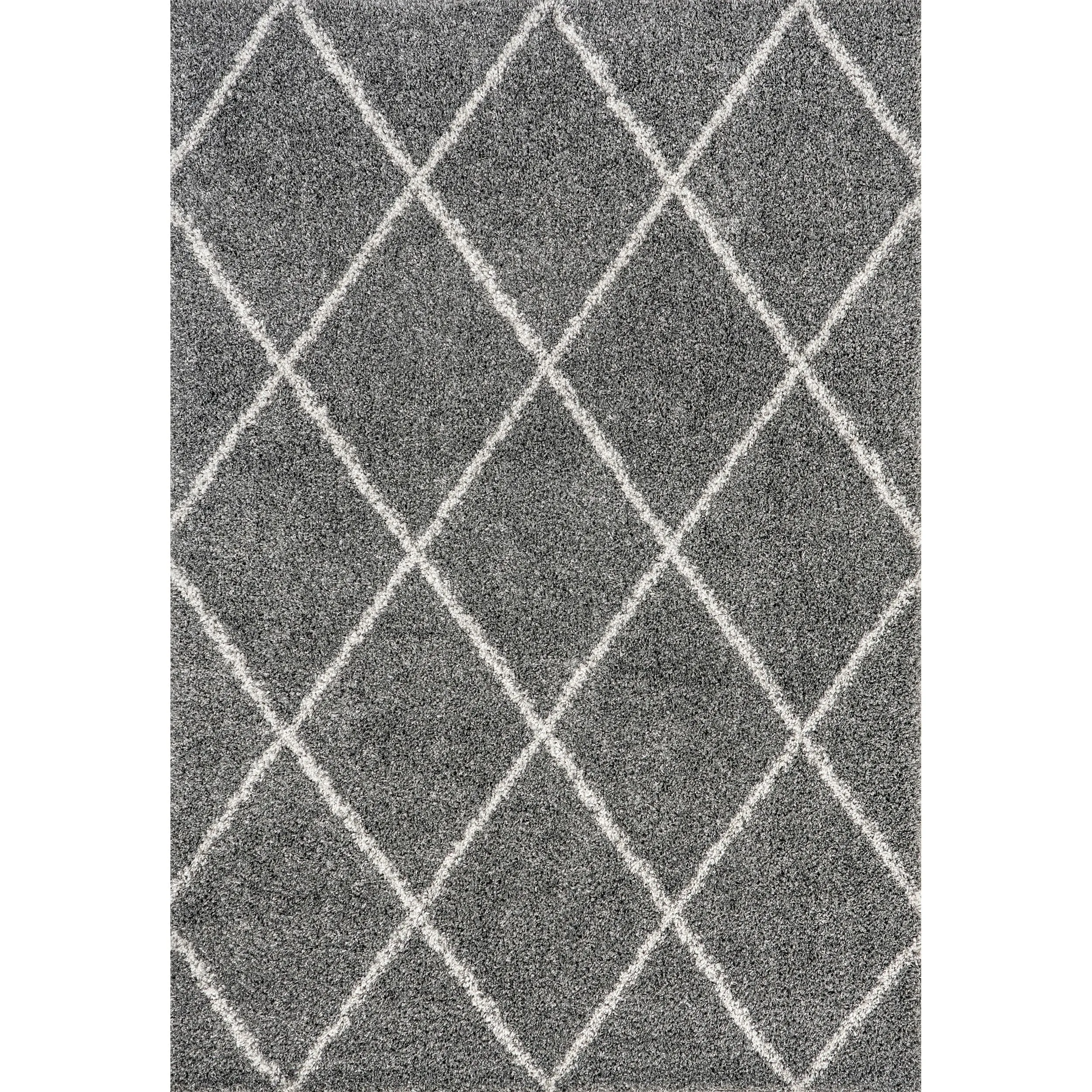 Nuloom Kesha Contemporary Trellis Shag Area Rug