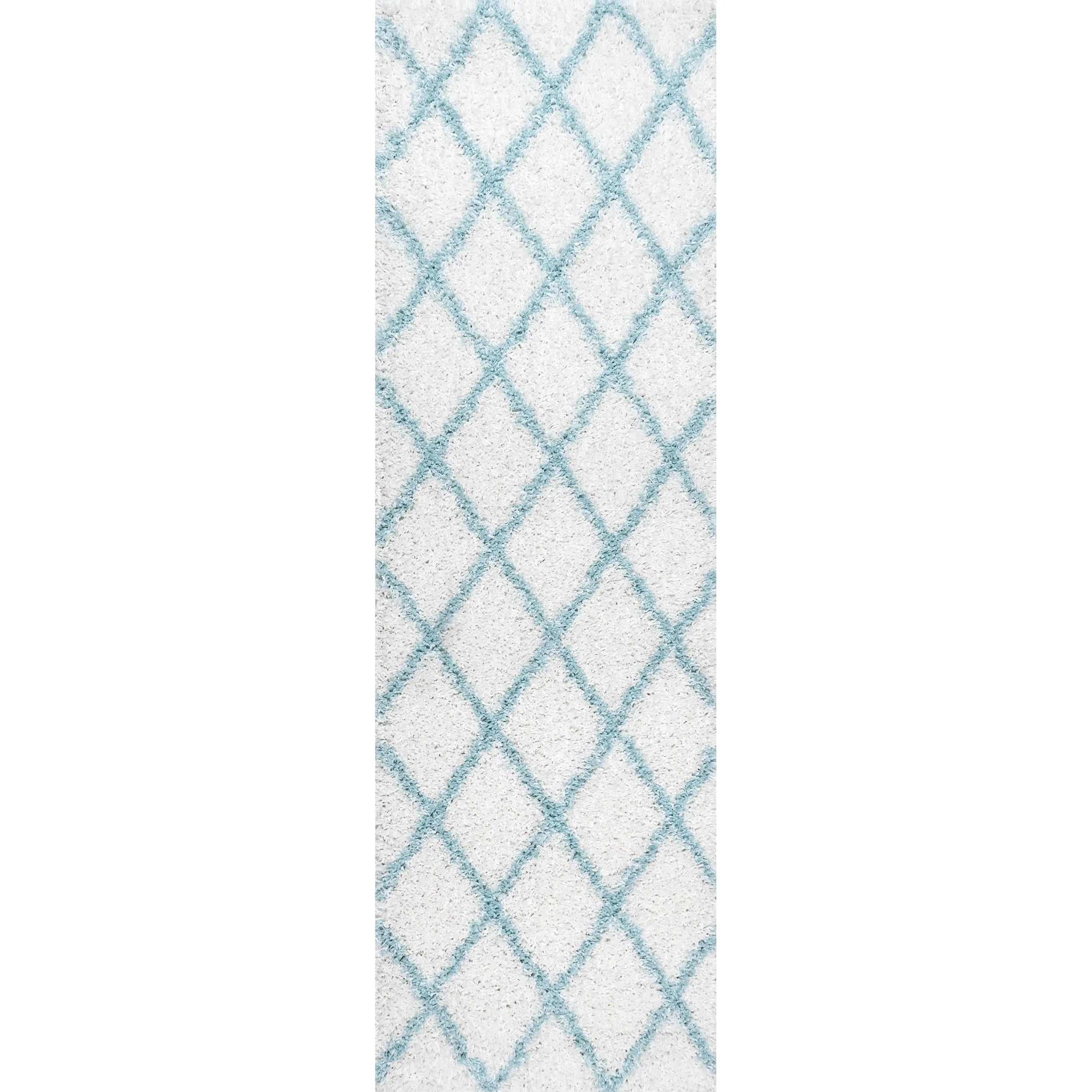 Nuloom Kesha Contemporary Trellis Shag Area Rug