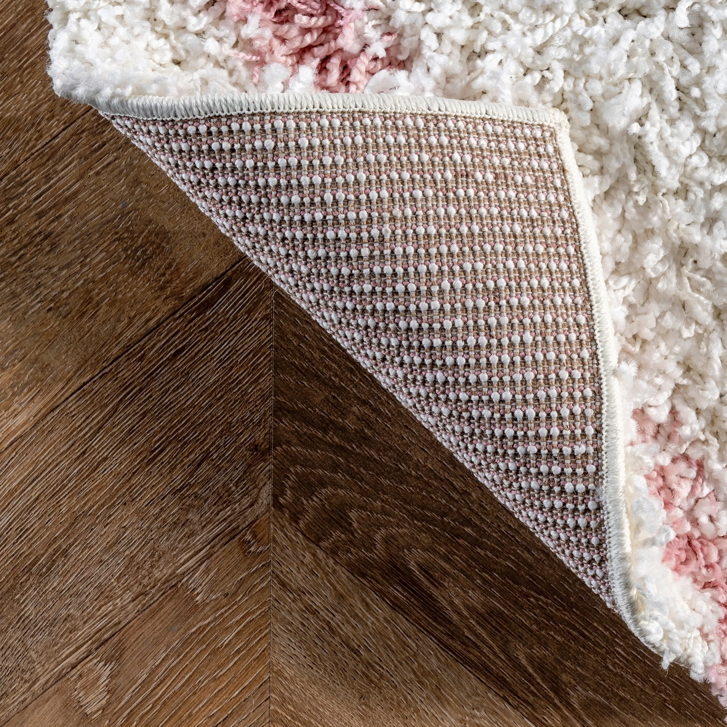 Nuloom Kesha Contemporary Trellis Shag Area Rug