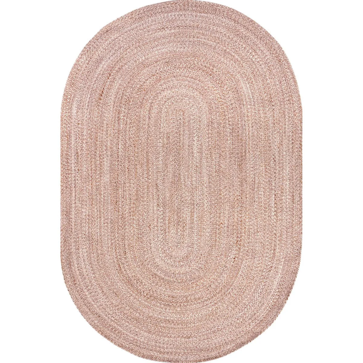 Nuloom Kyla Handmade Braided Farmhouse Round Area Rug