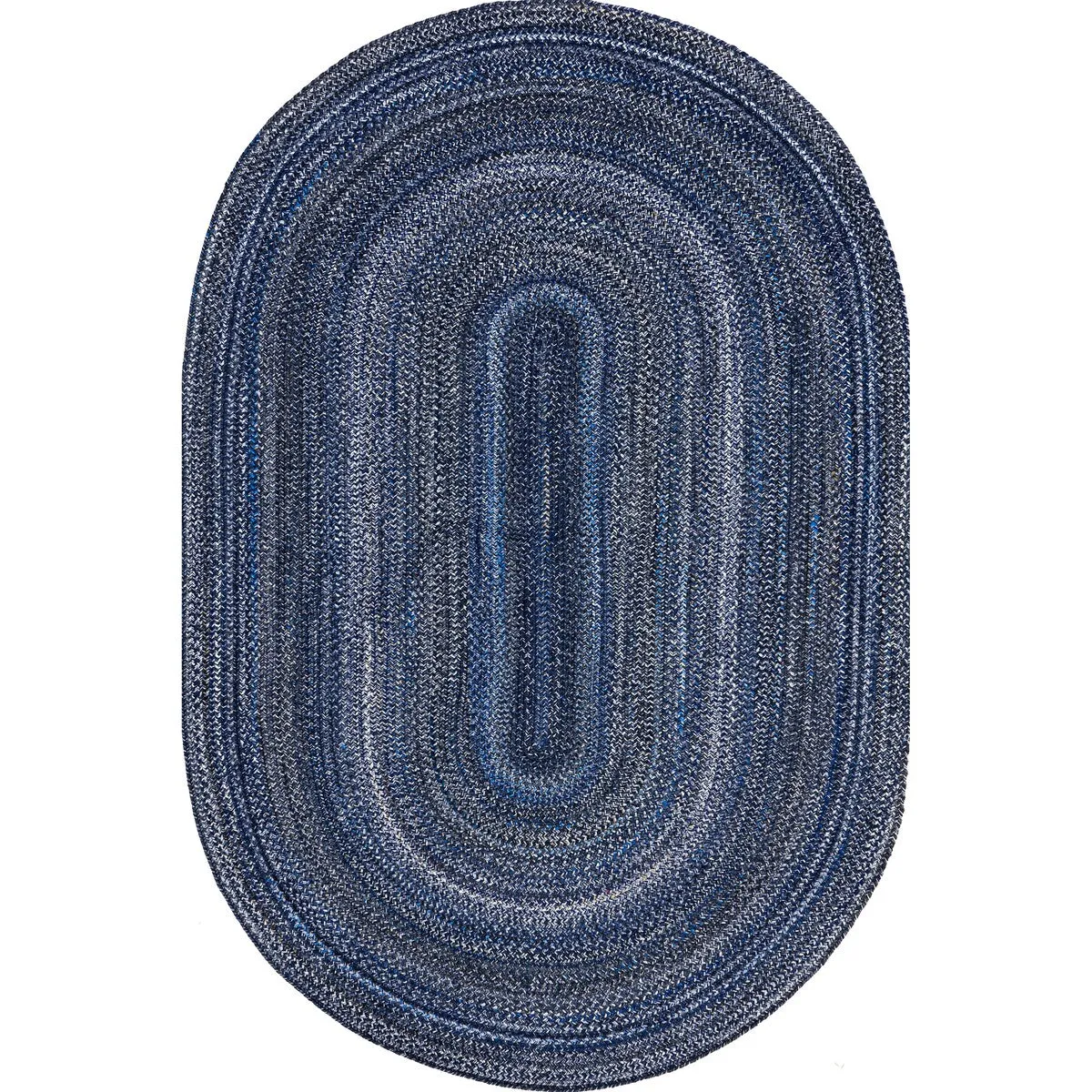 Nuloom Kyla Handmade Braided Farmhouse Round Area Rug