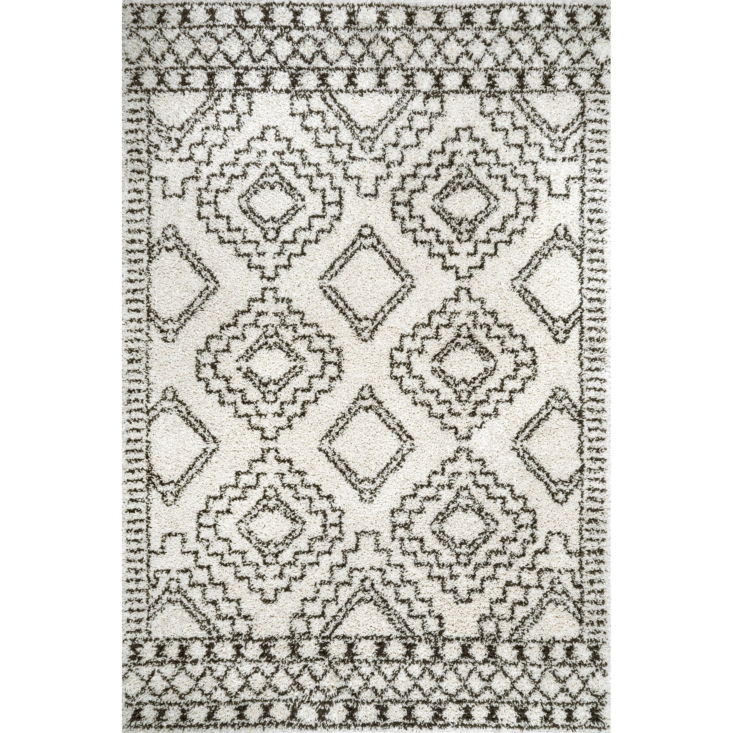 Nuloom Lacey Moroccan Geometric Shag Area Rug