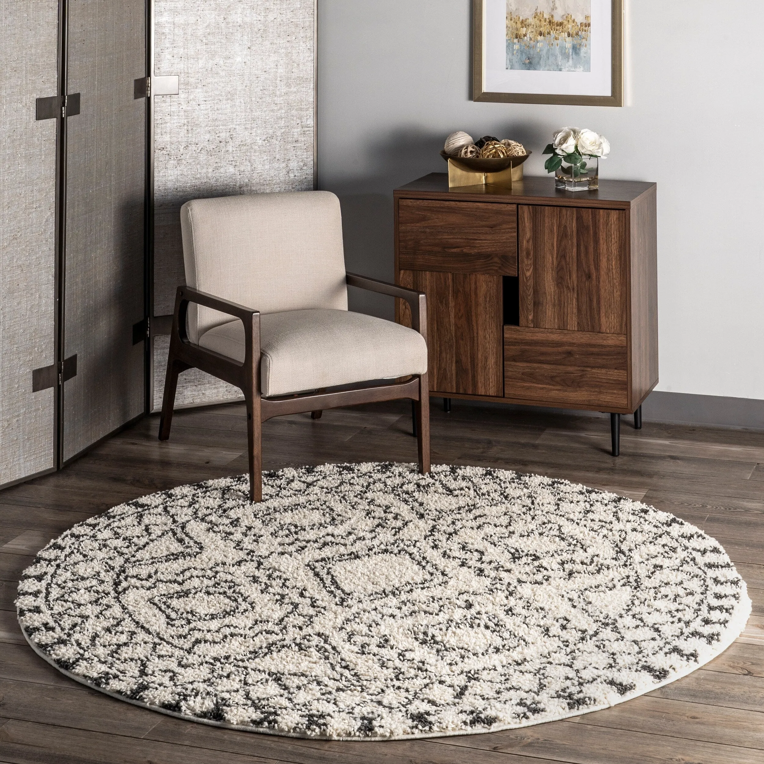 Nuloom Lacey Moroccan Geometric Shag Area Rug