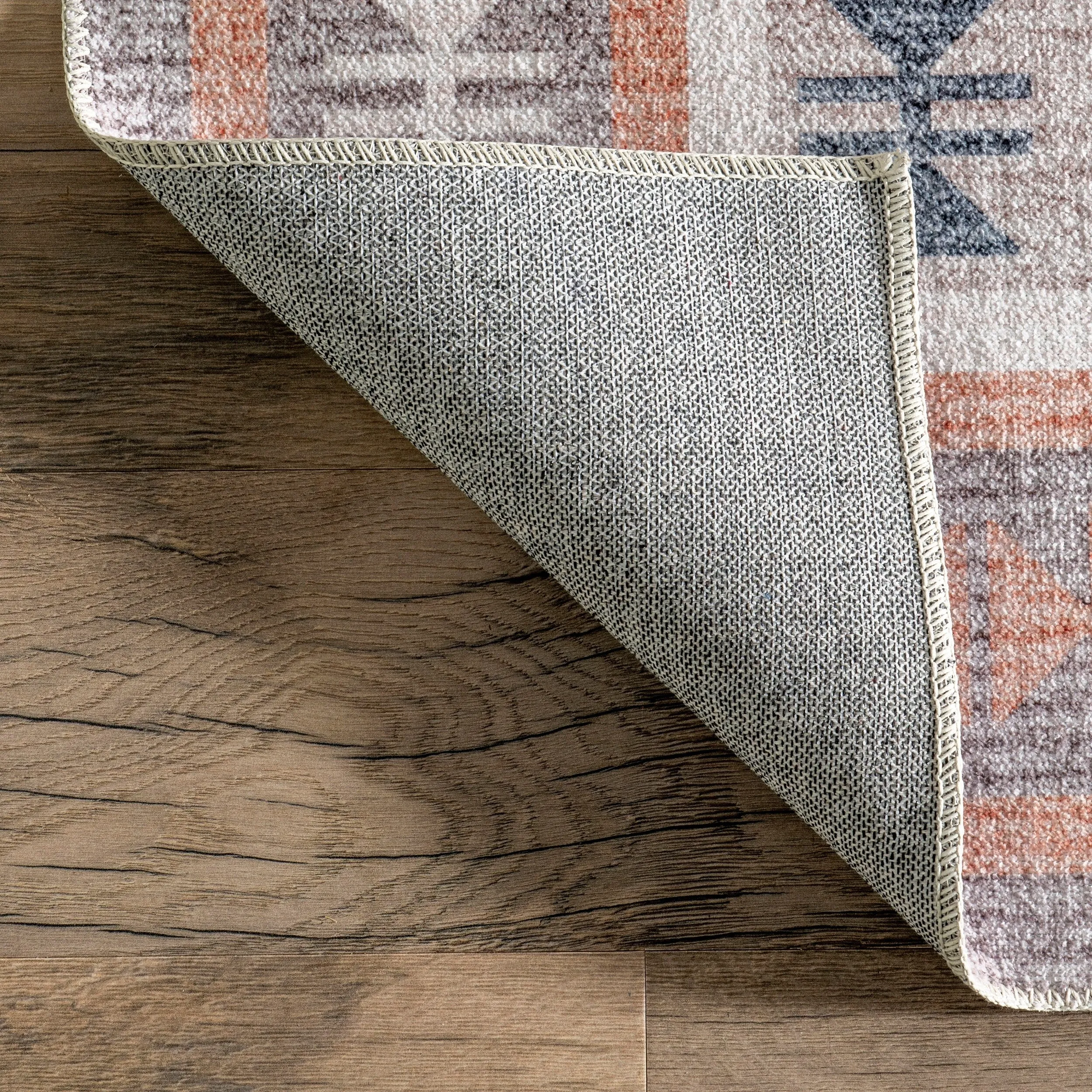 Nuloom Leighton SpinClean Machine Washable Southwestern Medallion Area Rug