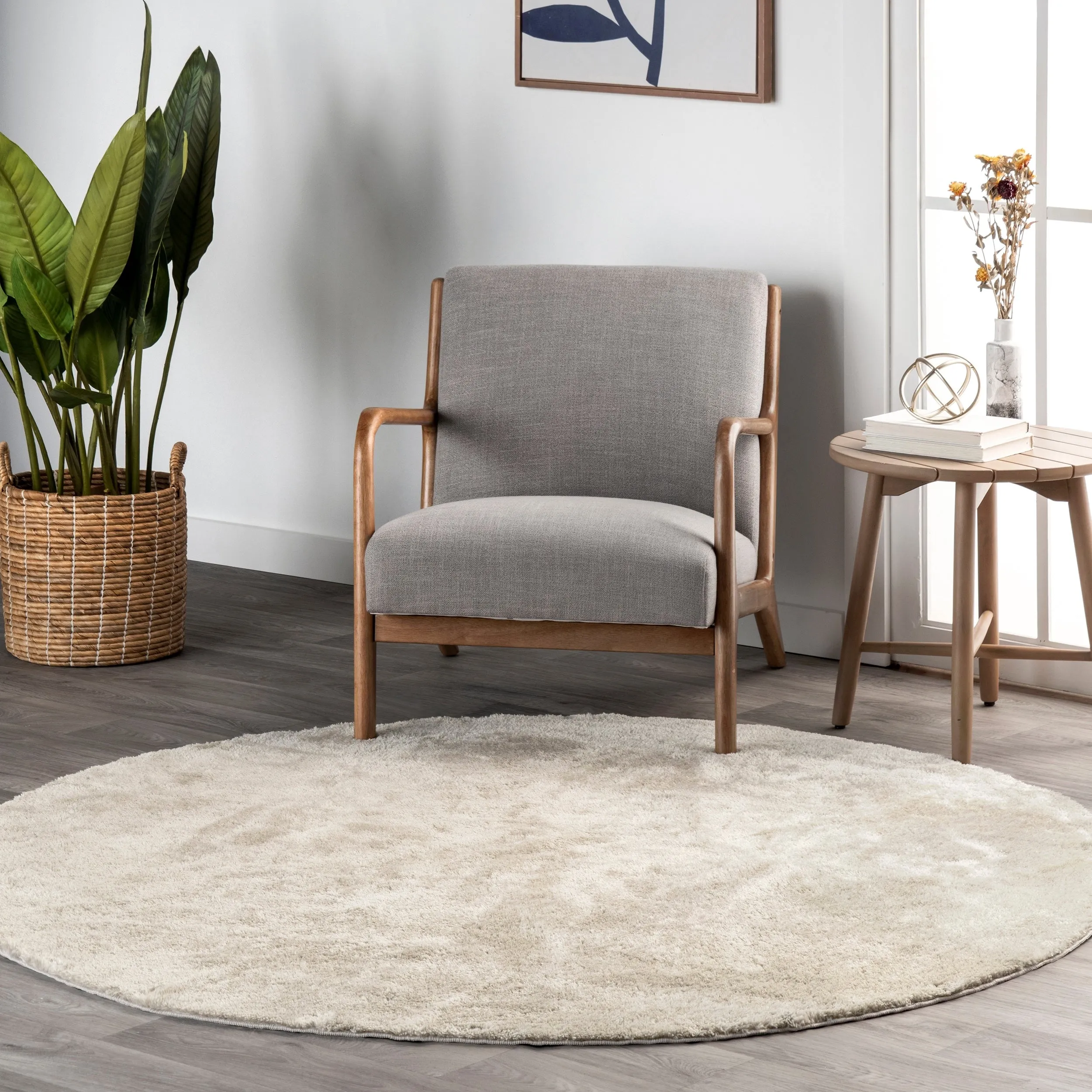 Nuloom Loni SuperiorWash Solid Machine Washable Shag Area Rug