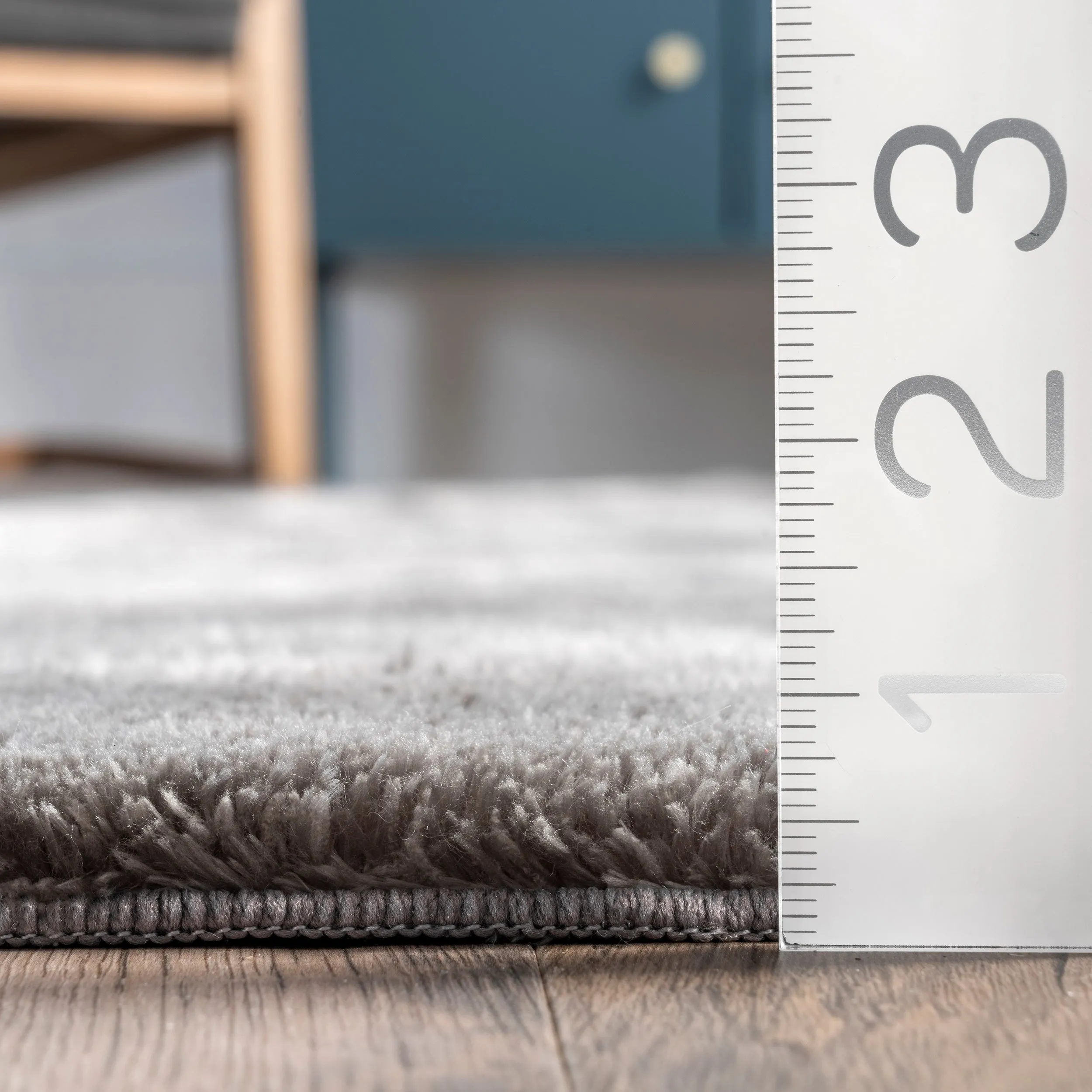 Nuloom Loni SuperiorWash Solid Machine Washable Shag Area Rug