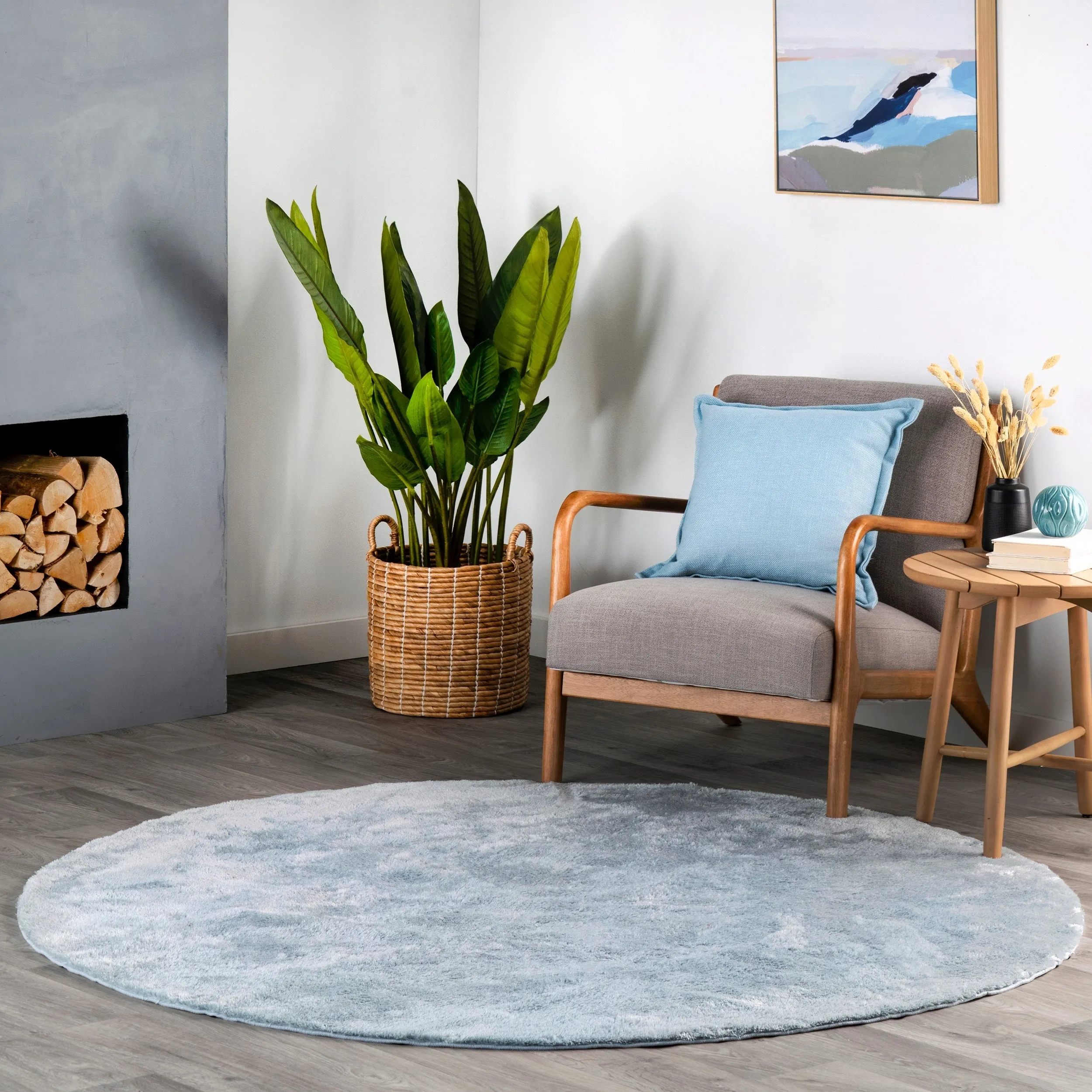 Nuloom Loni SuperiorWash Solid Machine Washable Shag Area Rug