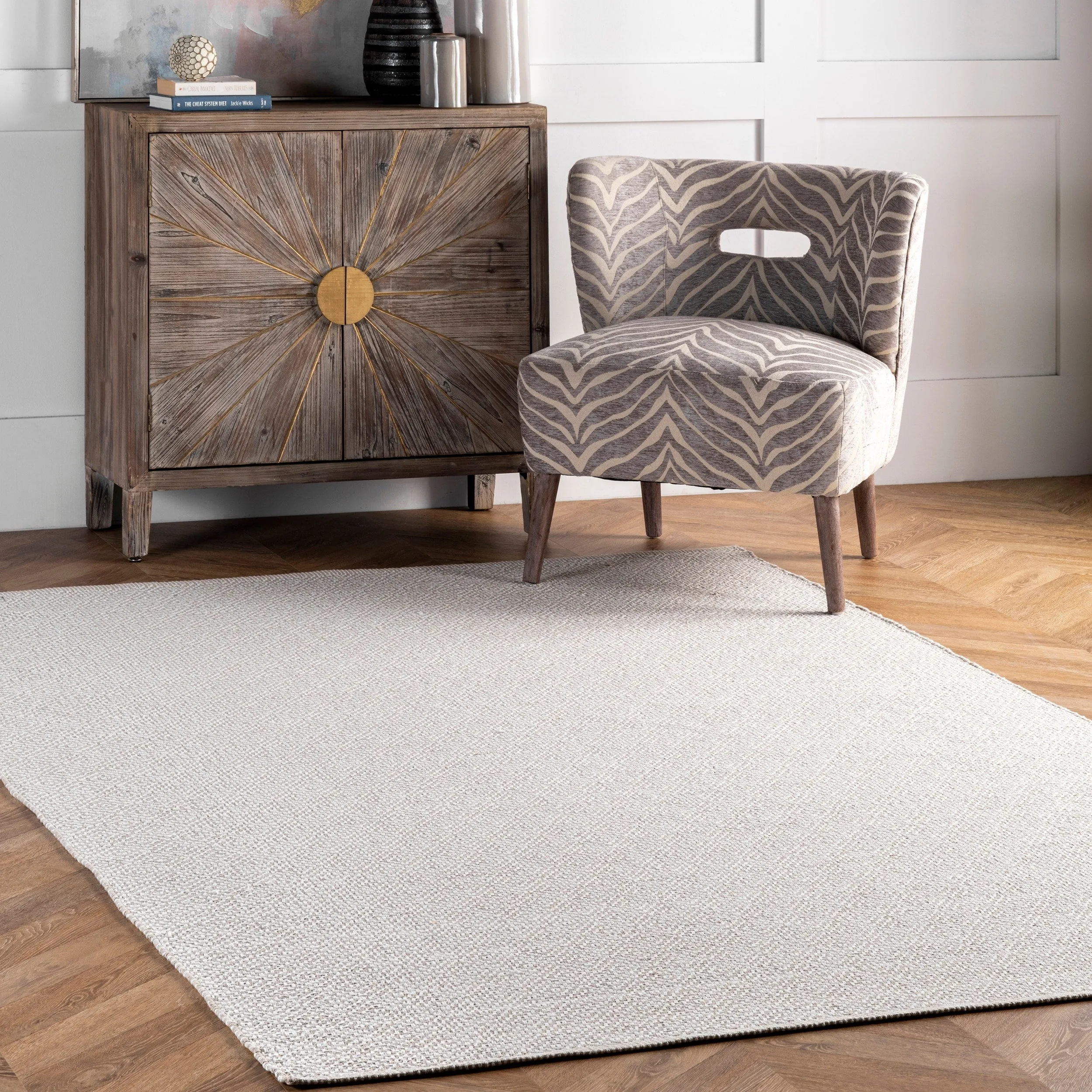 Nuloom Lorretta Geometric Cotton Area Rug