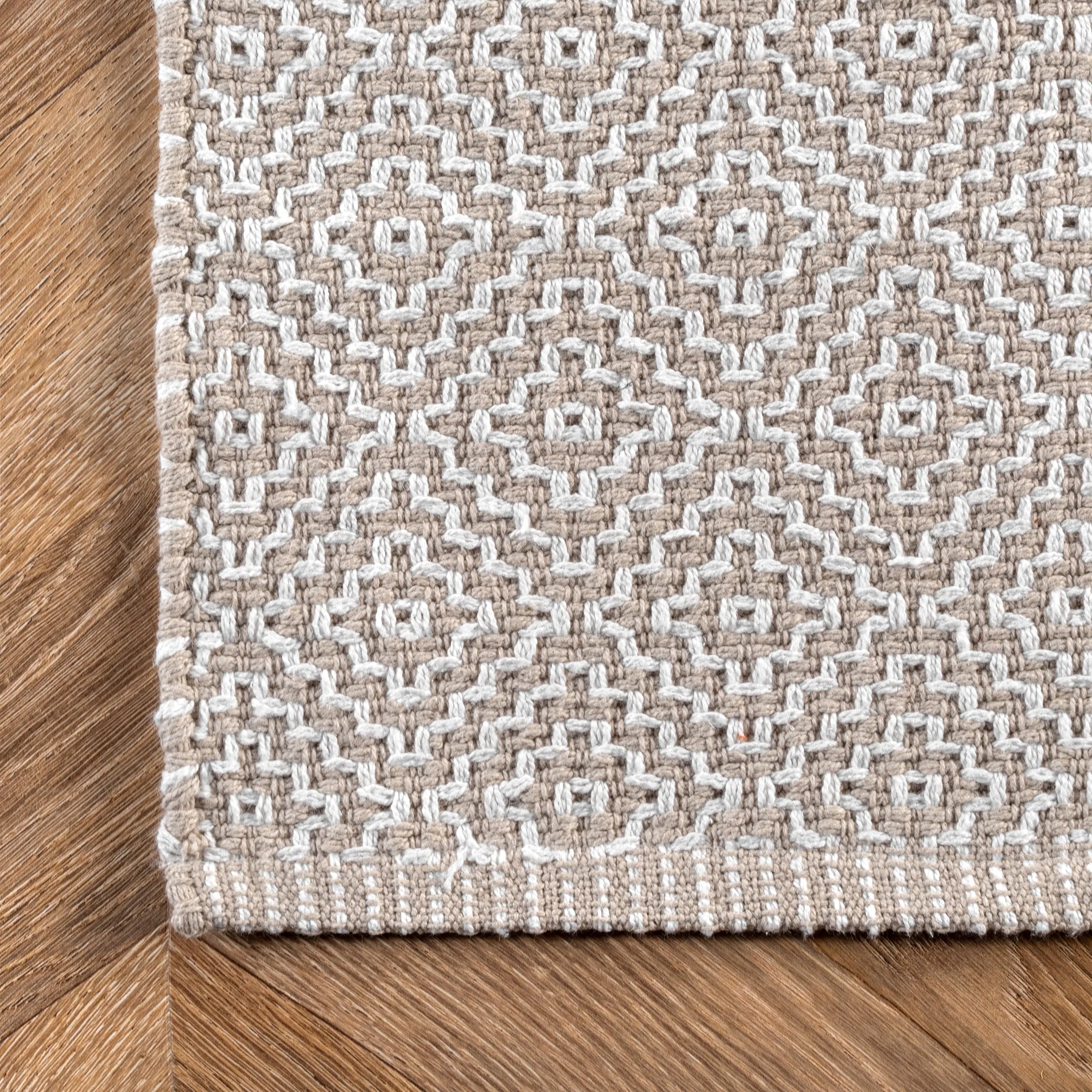 Nuloom Lorretta Geometric Cotton Area Rug