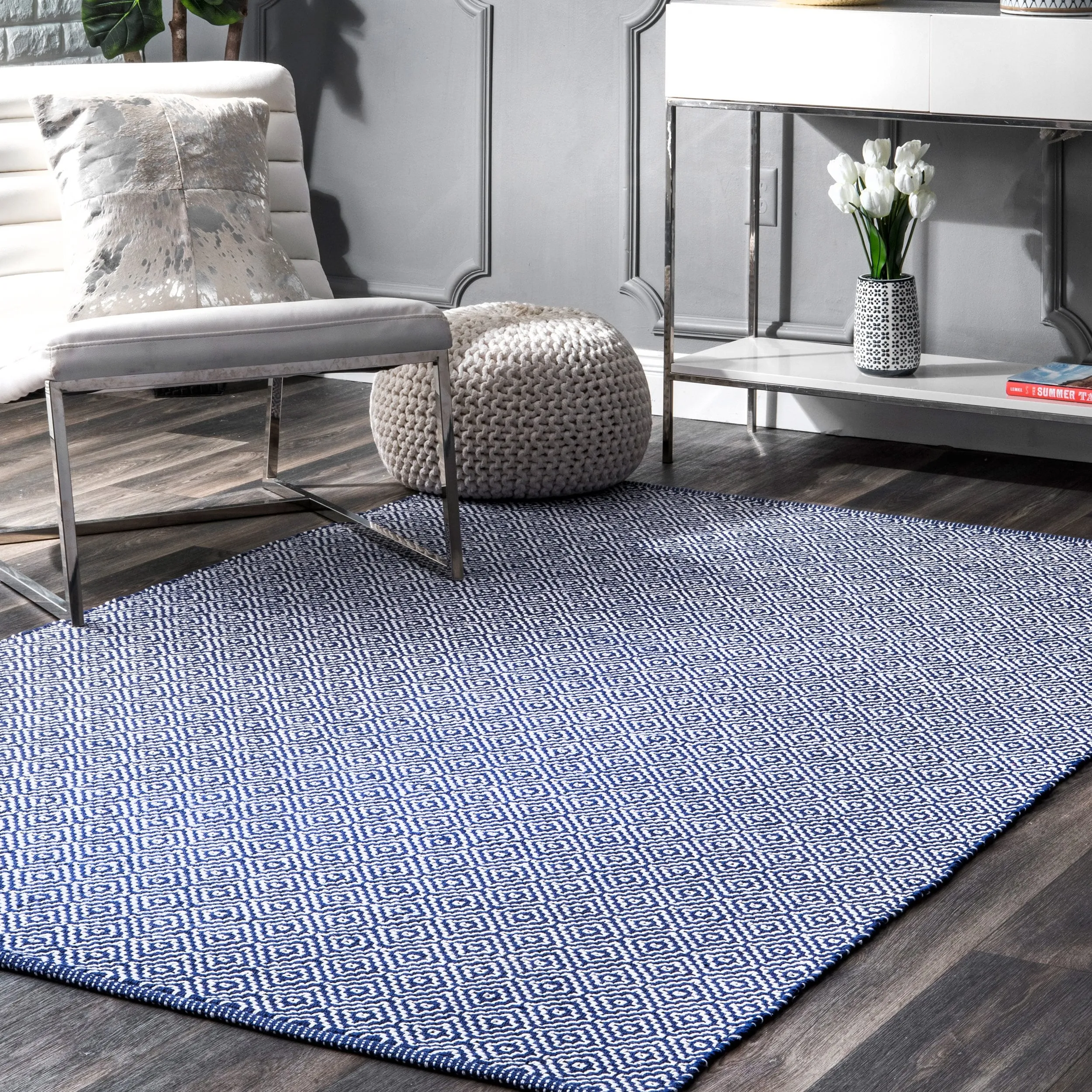 Nuloom Lorretta Geometric Cotton Area Rug