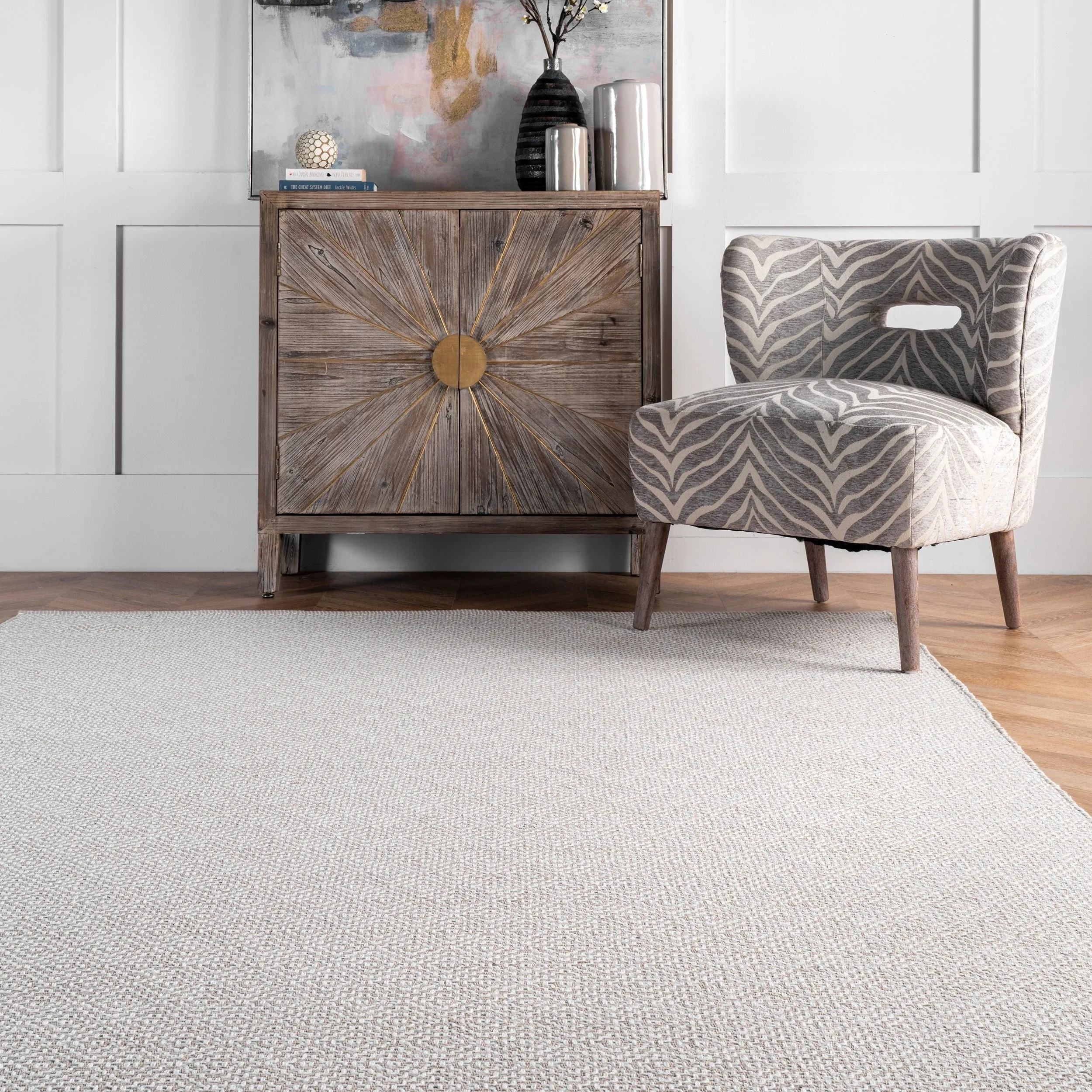 Nuloom Lorretta Geometric Cotton Area Rug