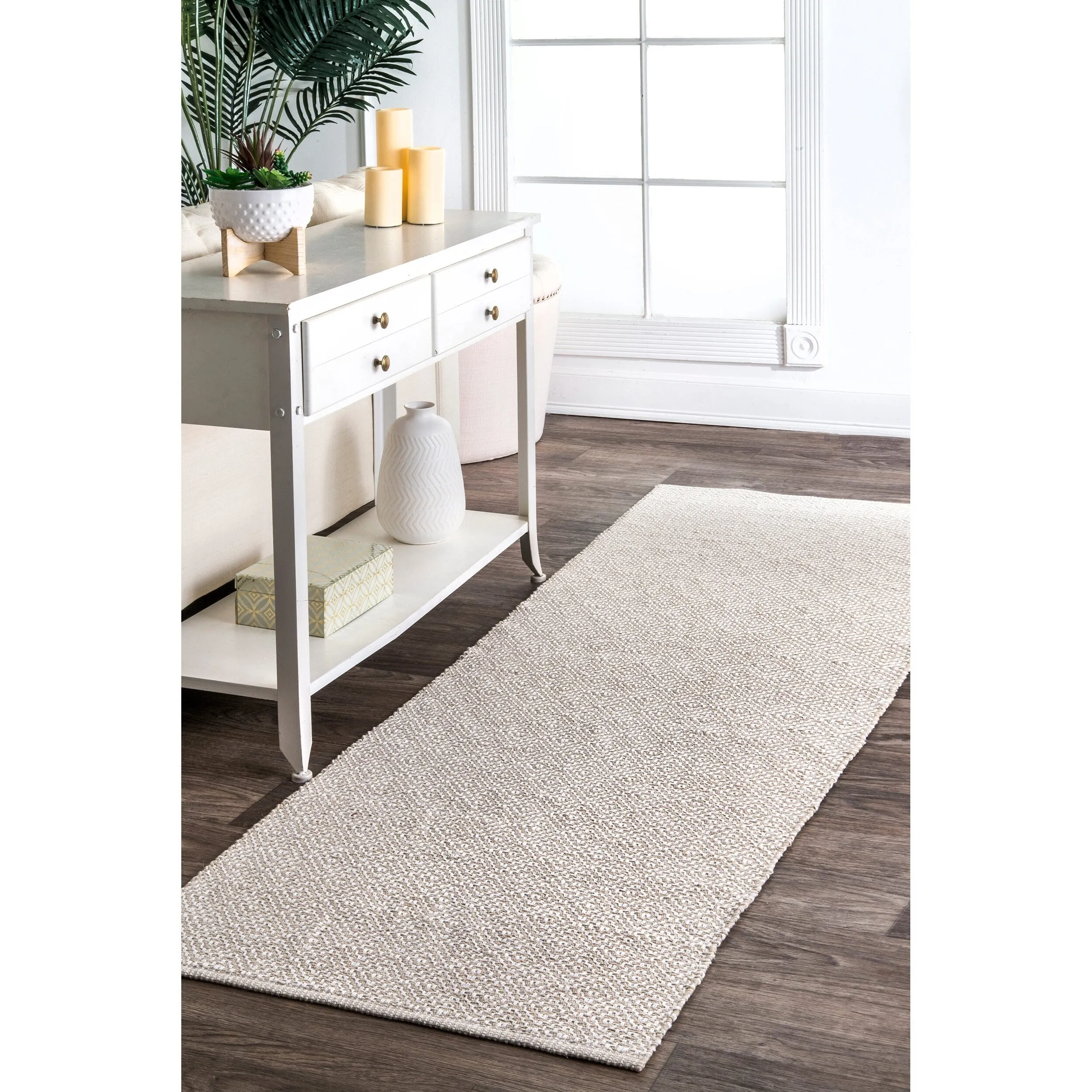 Nuloom Lorretta Geometric Cotton Area Rug