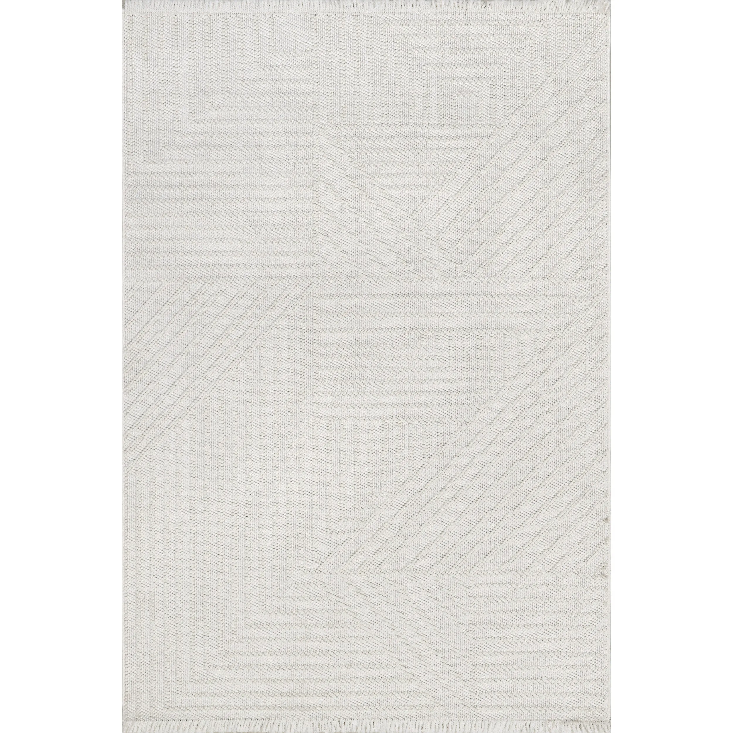 Nuloom Makena Modern Geometric High-Low Area Rug